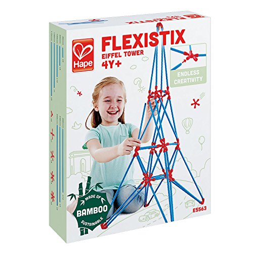 Hape Montare e costruire E5563 Torre Eiffel kit bambù creativo