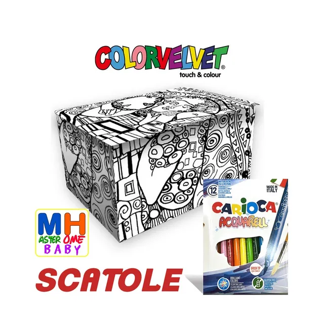 Colorvelvet BOX-SCATOLE scatole da colorare