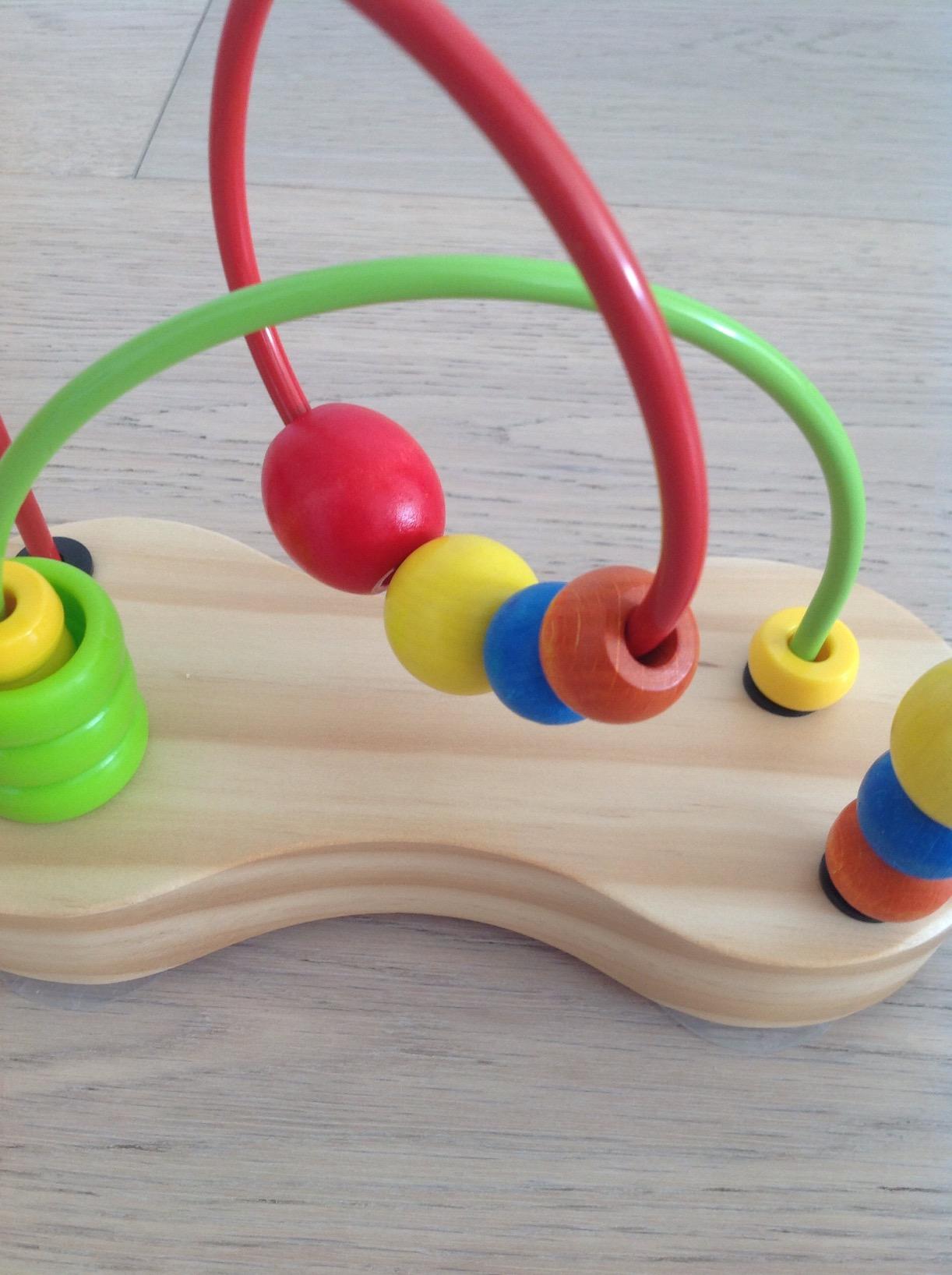 Hape Giocattoli per le abilità motorie Doppio Tracciato labirinto di perline in legno
