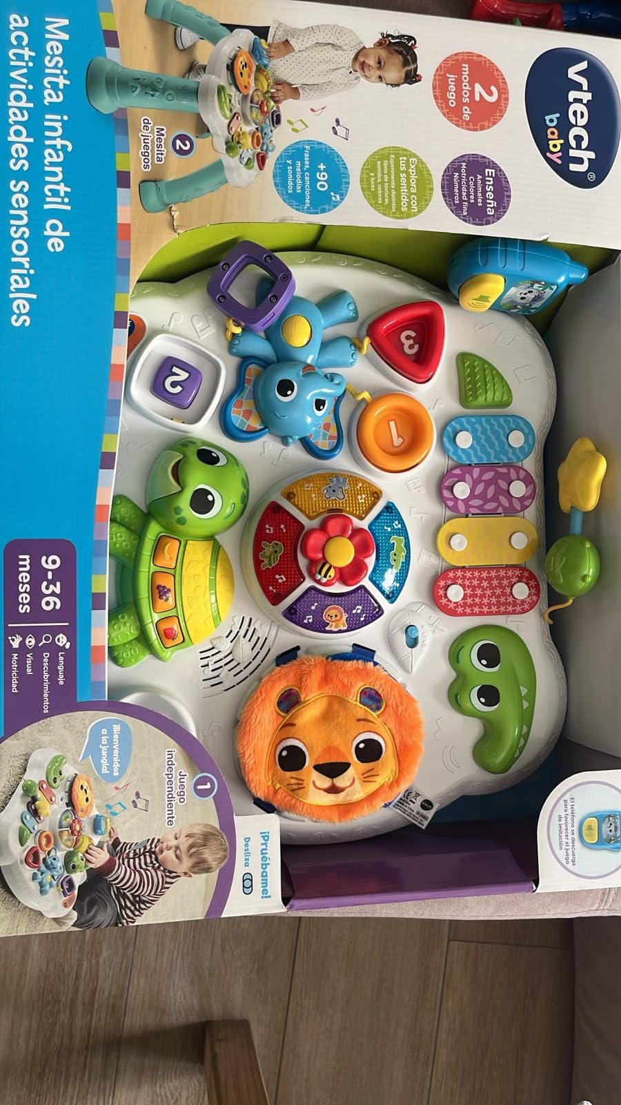 VTech Giocattoli 1-3 anni Tavolino per bambini tavolo attività musicale
