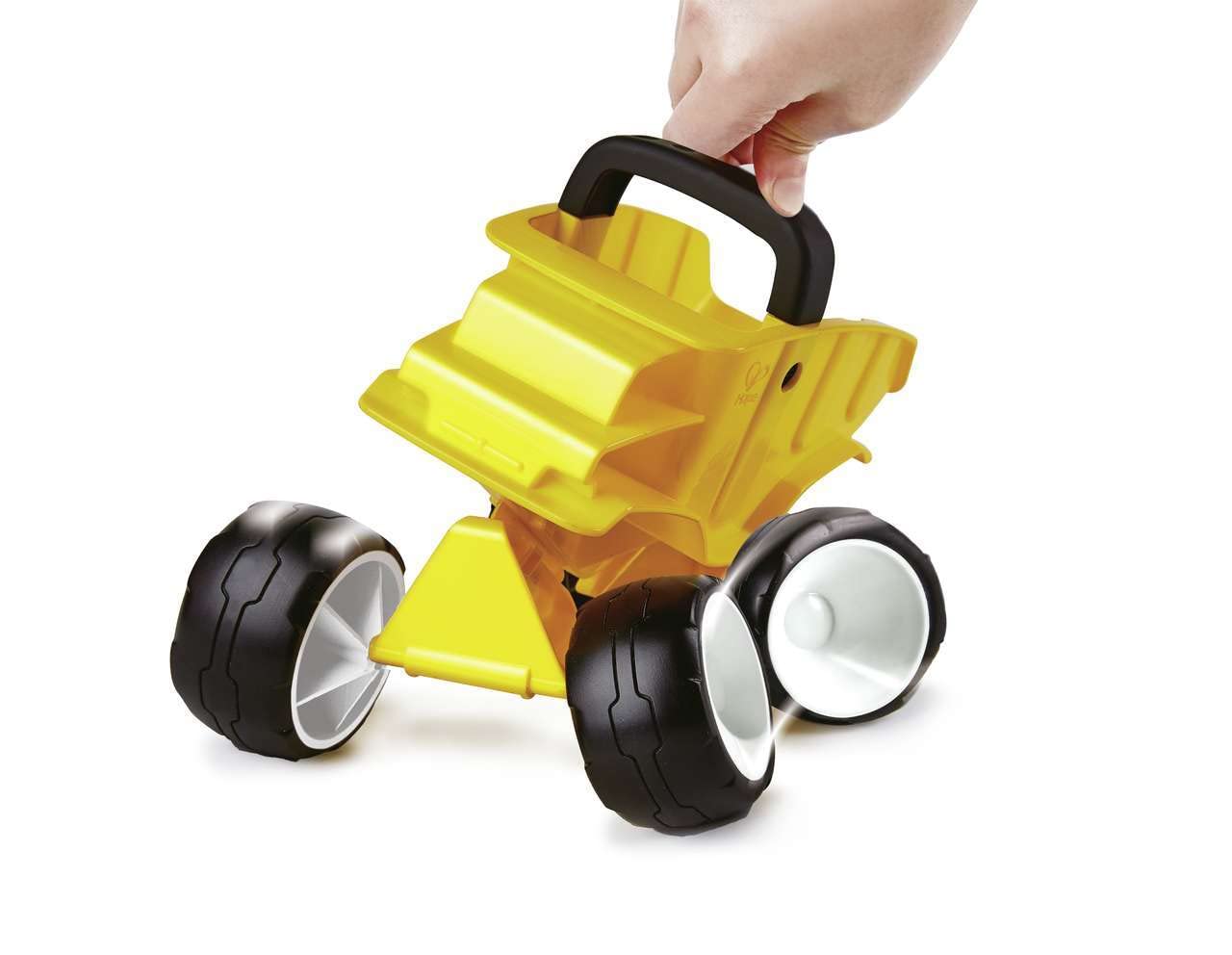 Hape Giochi da spiaggia Autocarro Giallo con cassone ribaltabile camion giocattolo