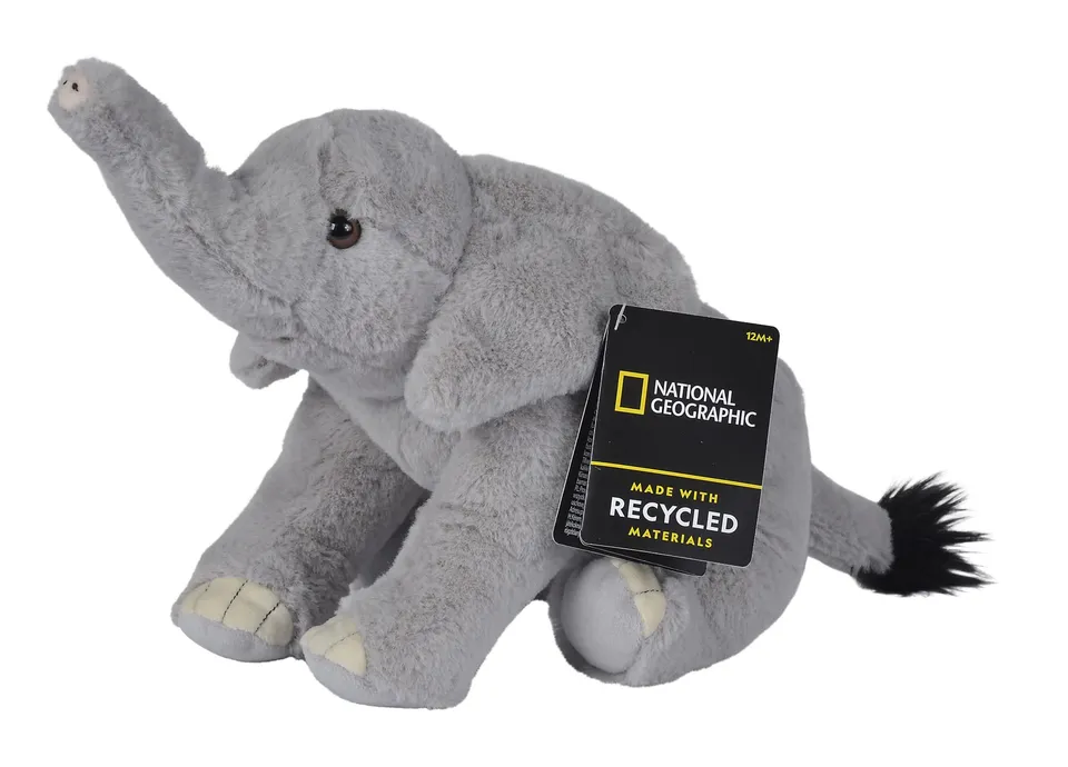National Geographic Peluche e figurine Elefante africano 25 cm