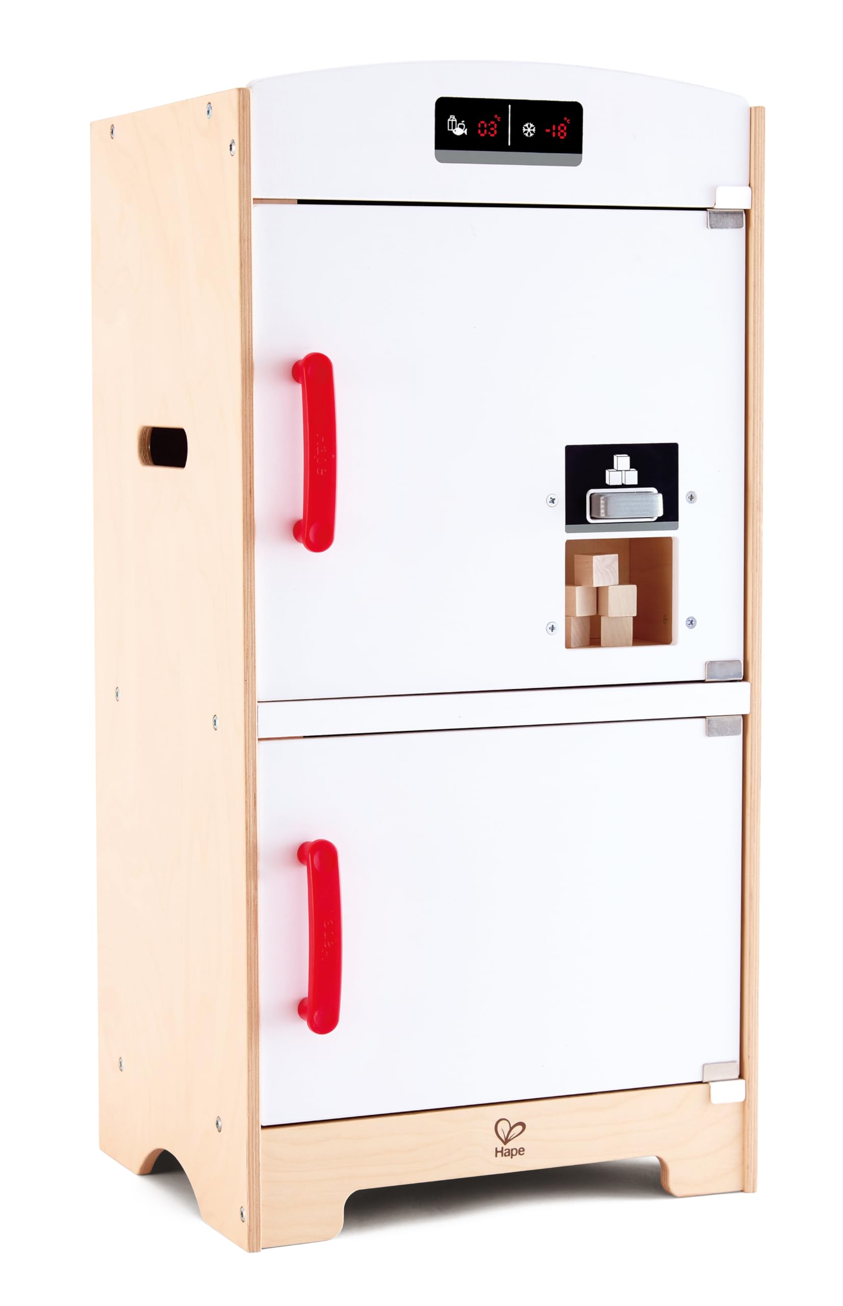 Hape Cucina e accessori E3153 frigorifero giocattolo bianco in legno