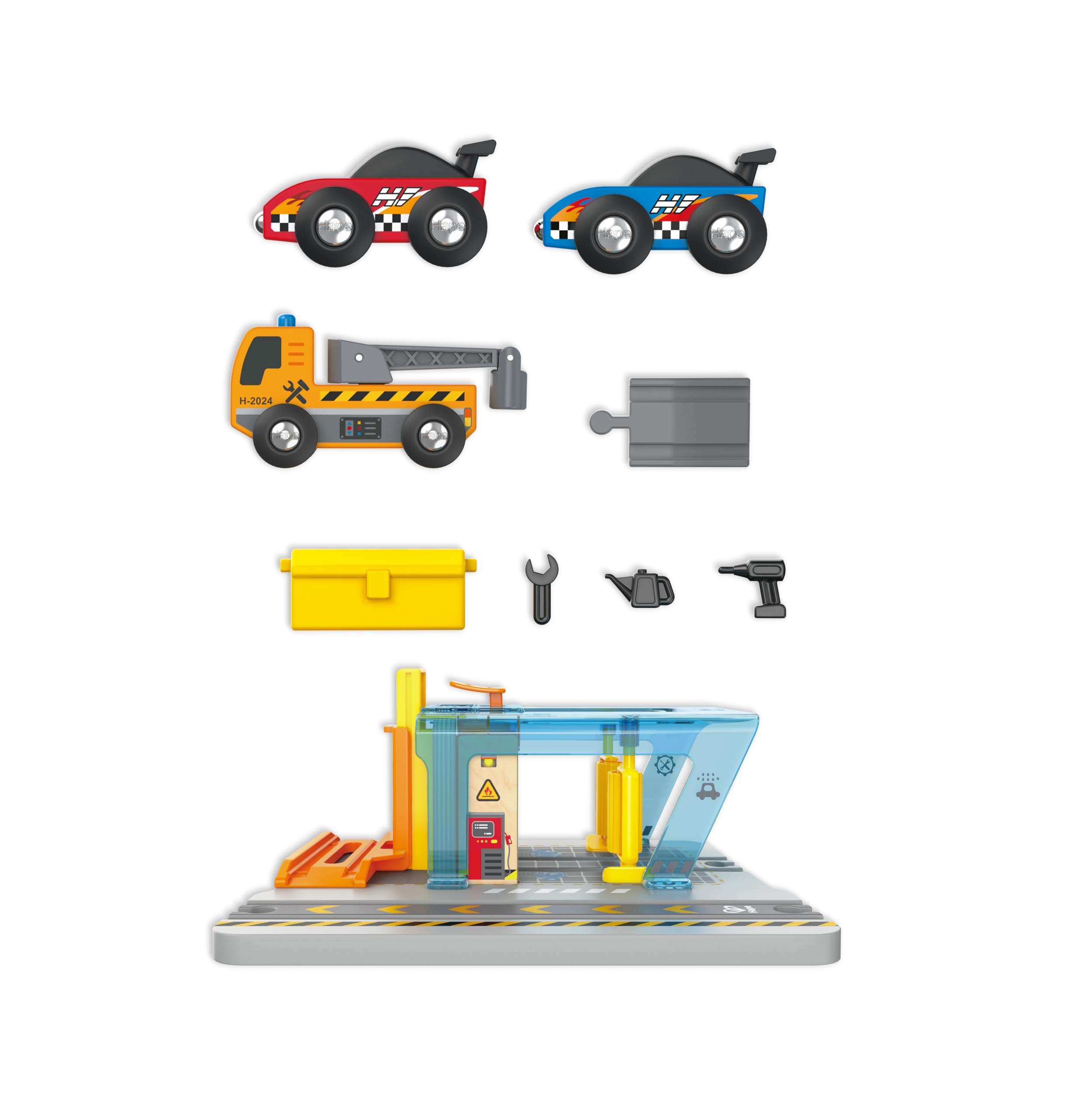 Hape Giochi di ruolo Stazione autolavaggio e Officina giocattolo