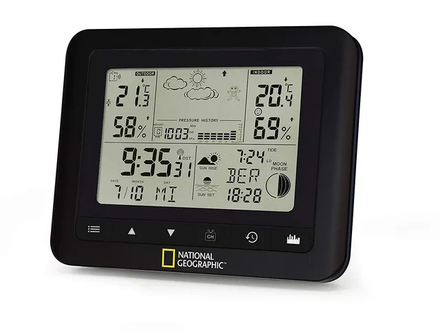 National Geographic Stazioni meteorologiche stazione meteo radio nera