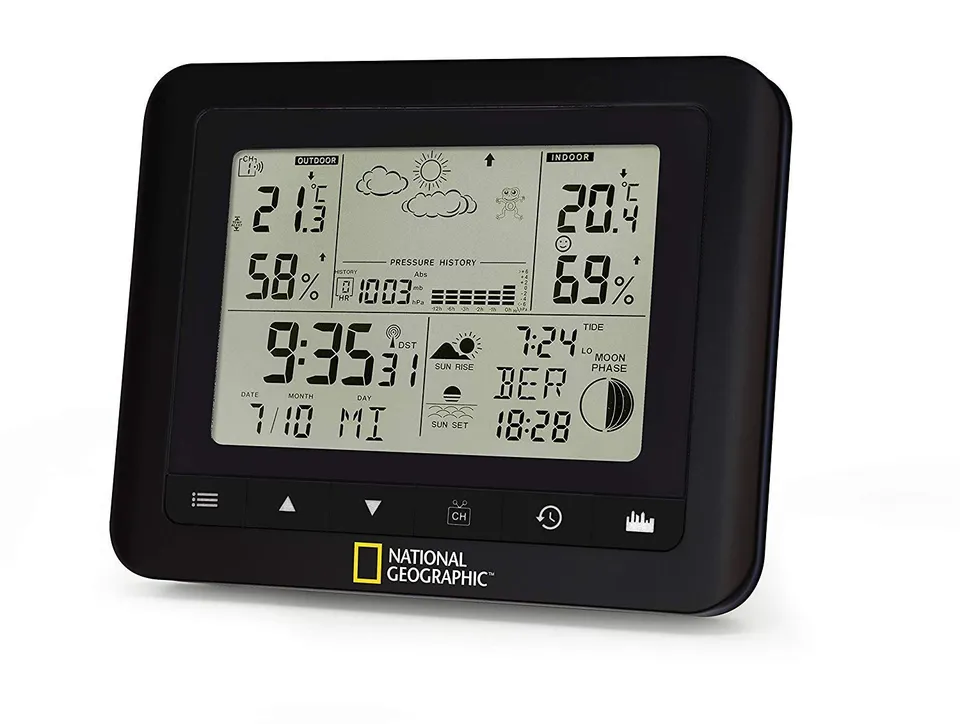 National Geographic Stazioni meteorologiche stazione meteo radio nera