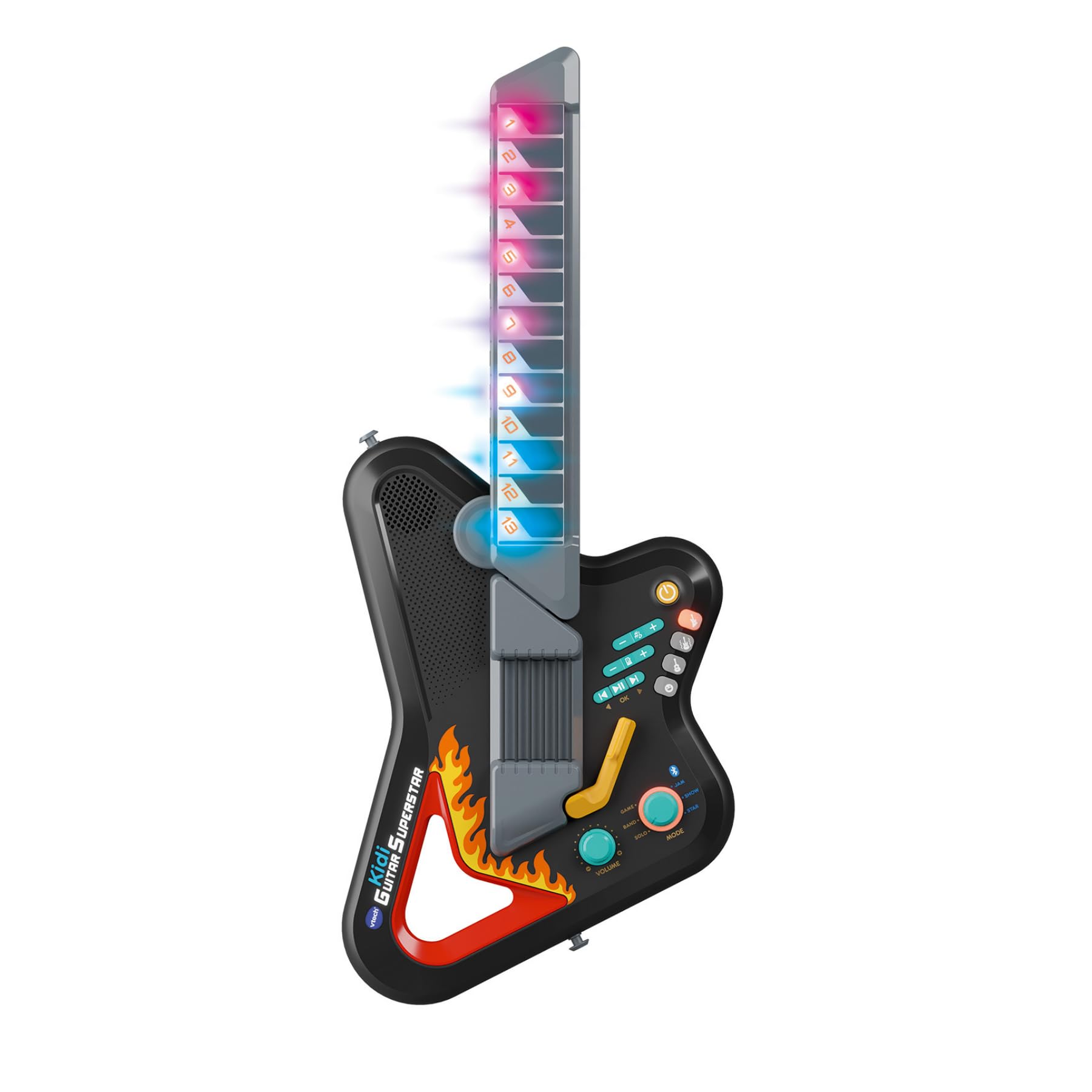 VTech Giocattoli 6 anni e + KidiStar Guitar chitarra elettronica Bluetooth