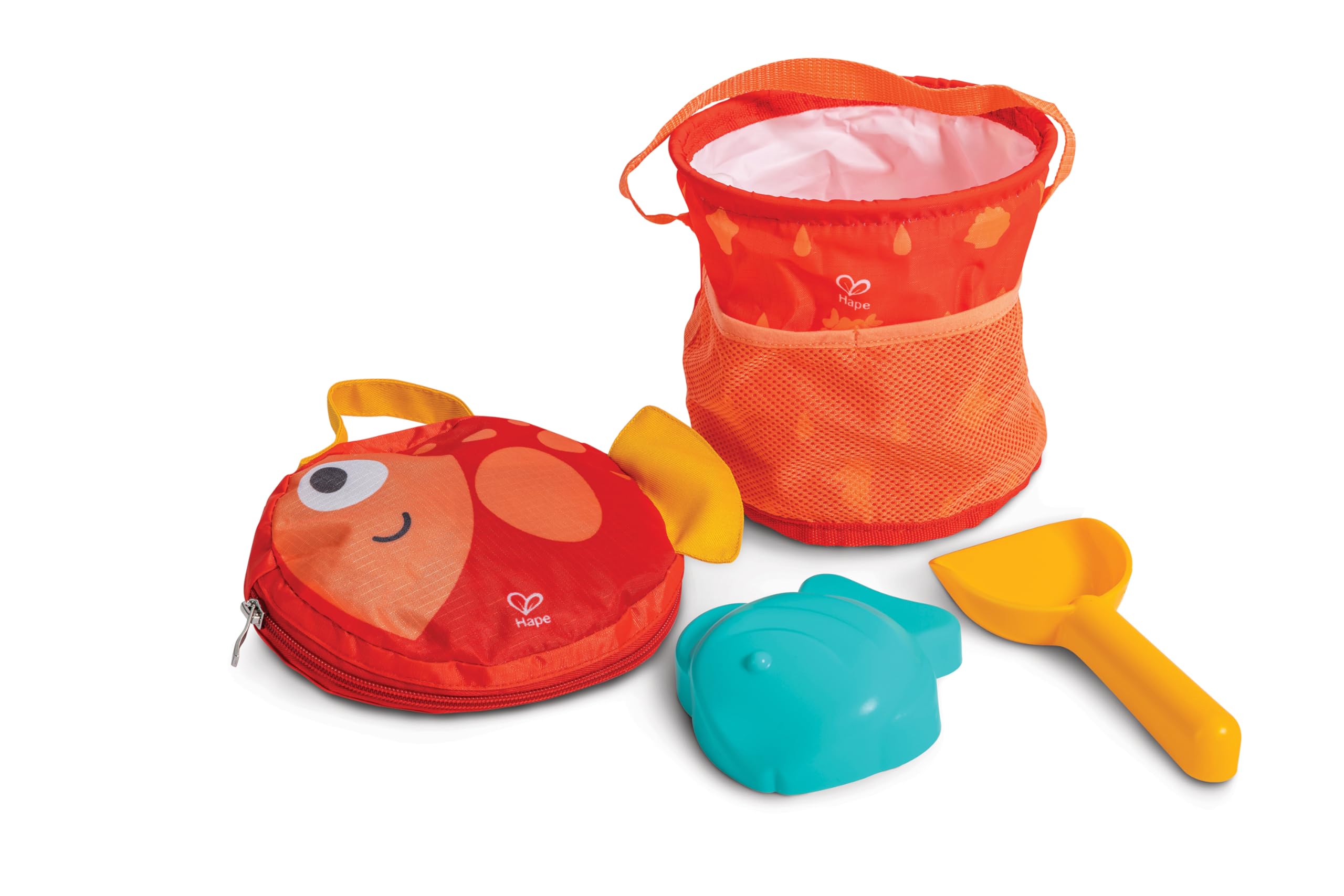 Hape Giochi da spiaggia set pieghevole con secchiello e paletta