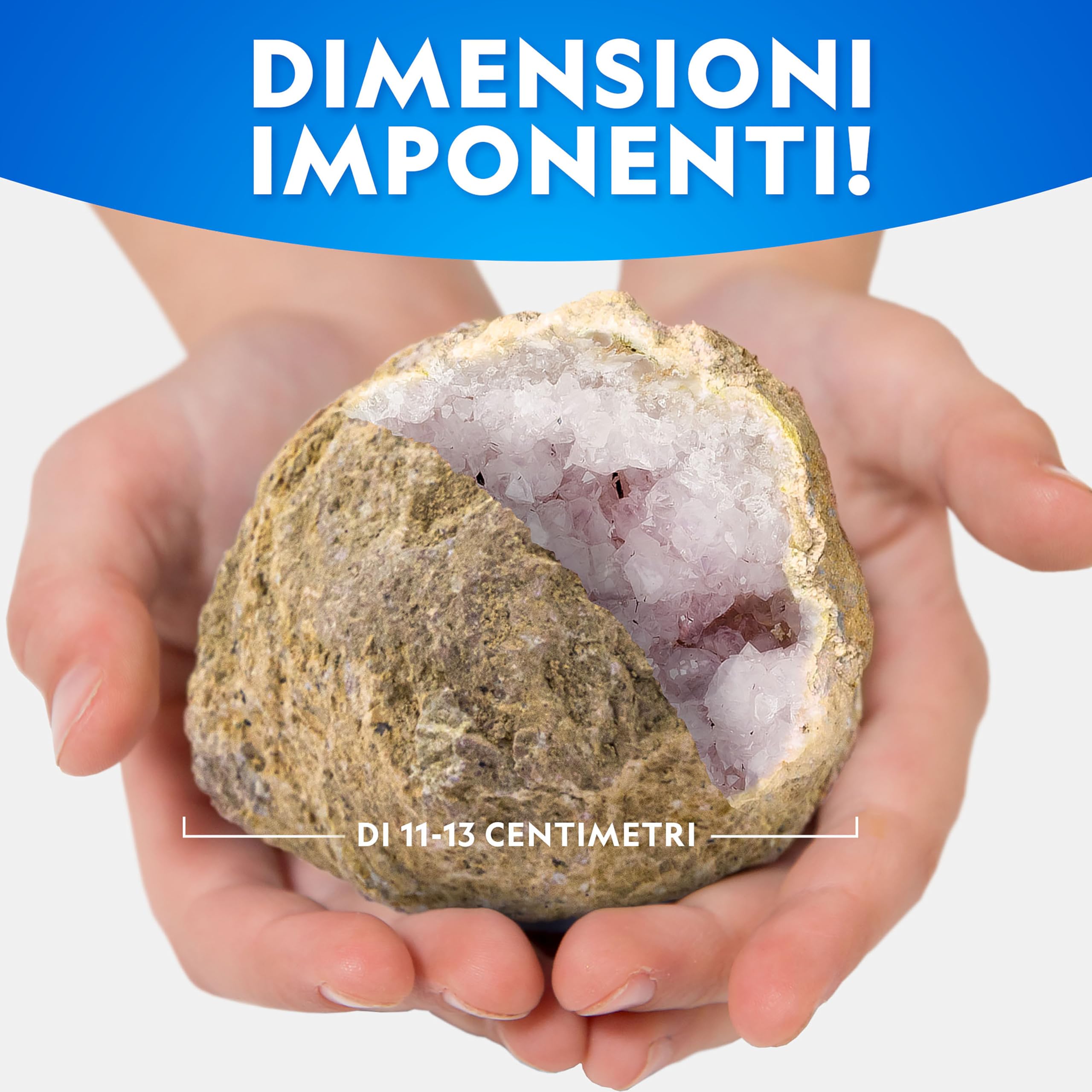 National Geographic Kit scientifici e di scoperta Kit Geode Gigante 10,9–13 cm