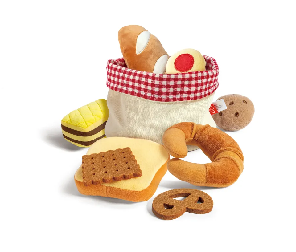 Hape Cucina e accessori E3168 cesto di pane gioco in feltro