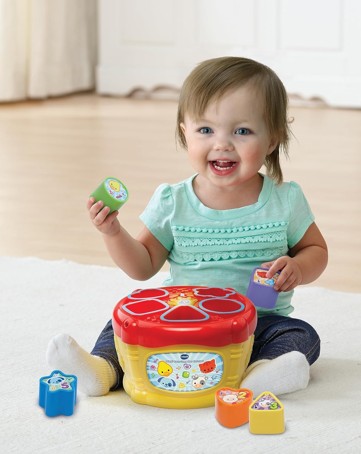 VTech Il Magico Tamburo delle Forme Musicale tamburo 12-36 mesi