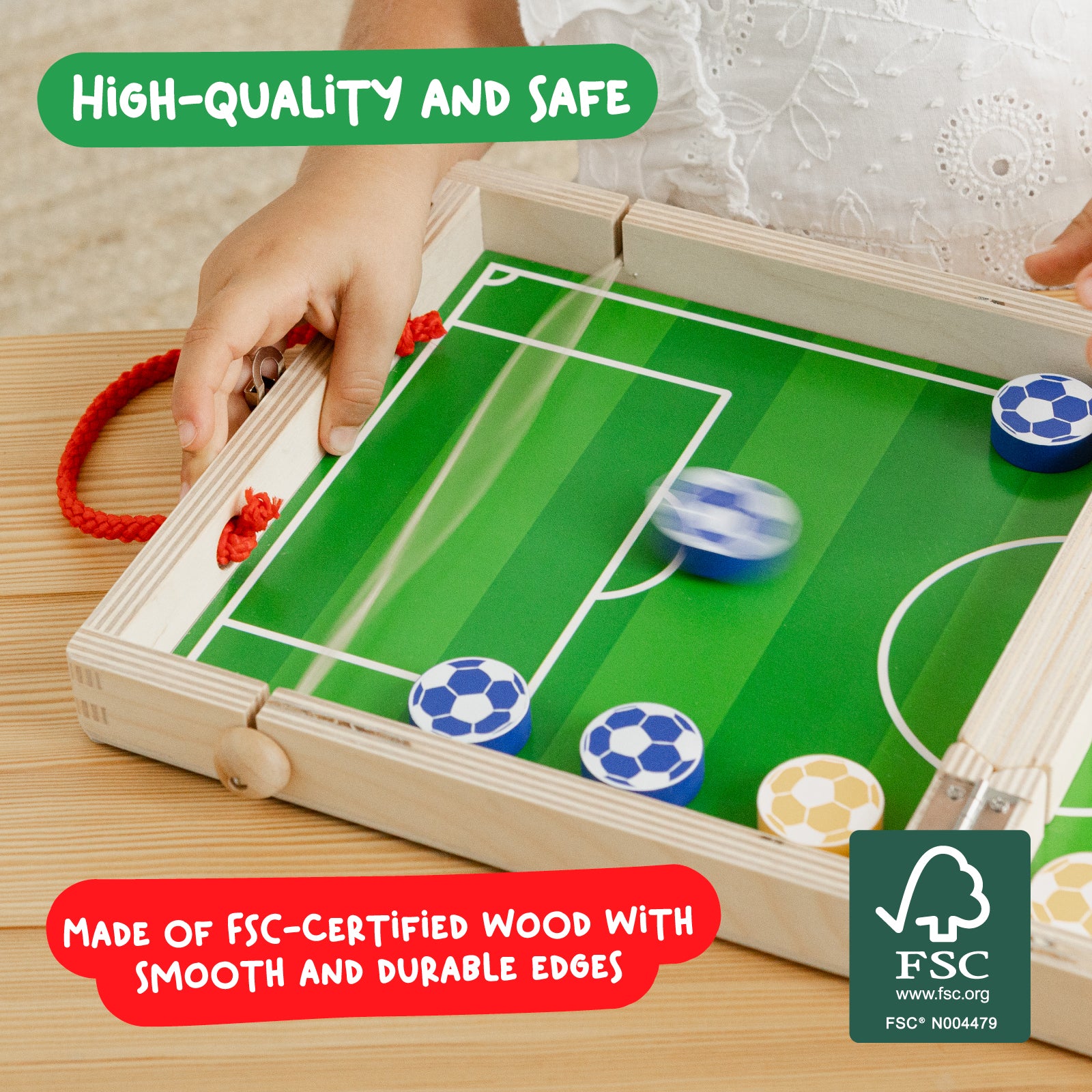 Nene Toys Family Games Sling Goal gioco di lancio in legno