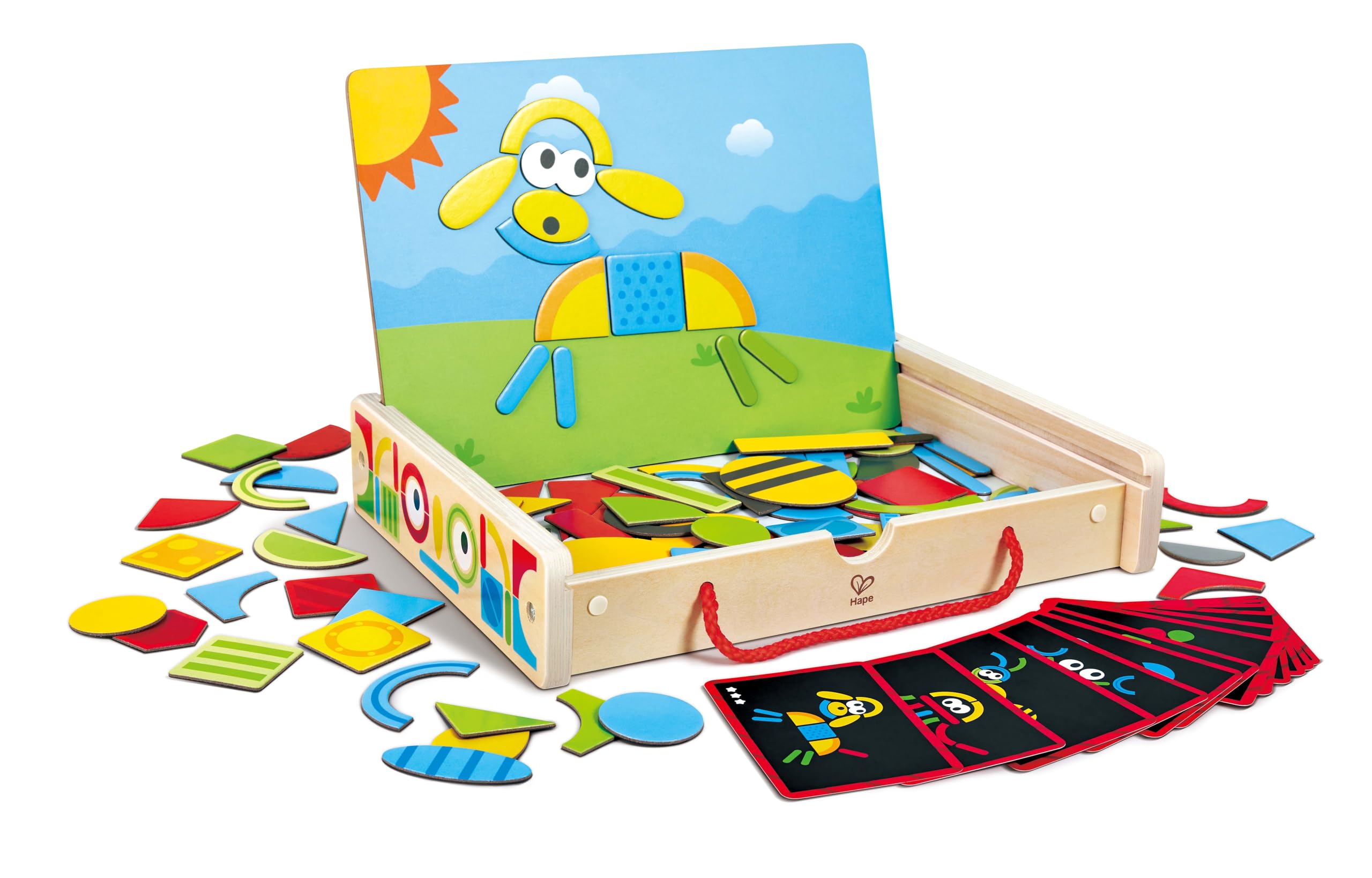 Hape Montare e costruire Valigia Magnetica gioco magnetico