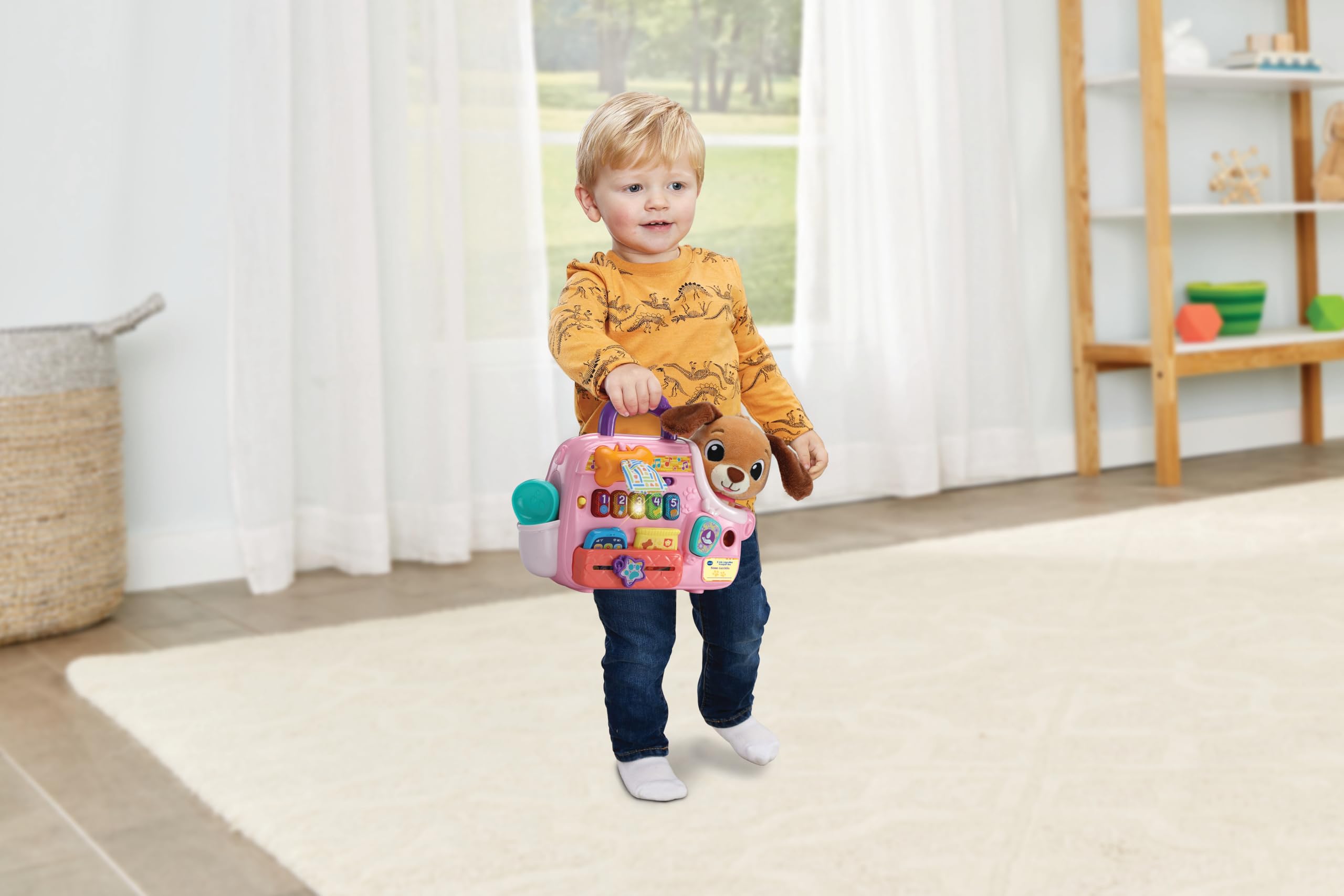 VTech Il Mio Cagnolino trasportino interattivo con accessori