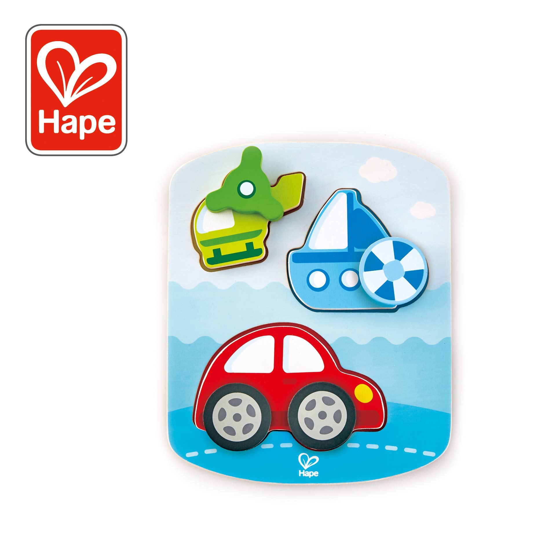 Hape Puzzle E1607 puzzle in legno a incastro colorato