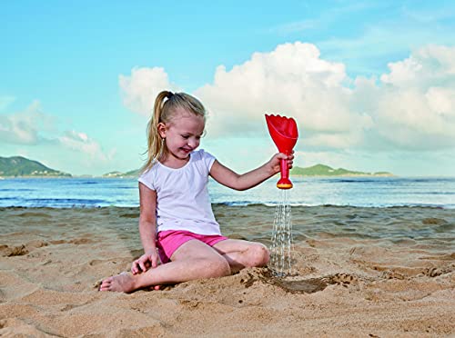Hape Giochi da spiaggia Paletta con innaffiatoio rossa gioco sabbia