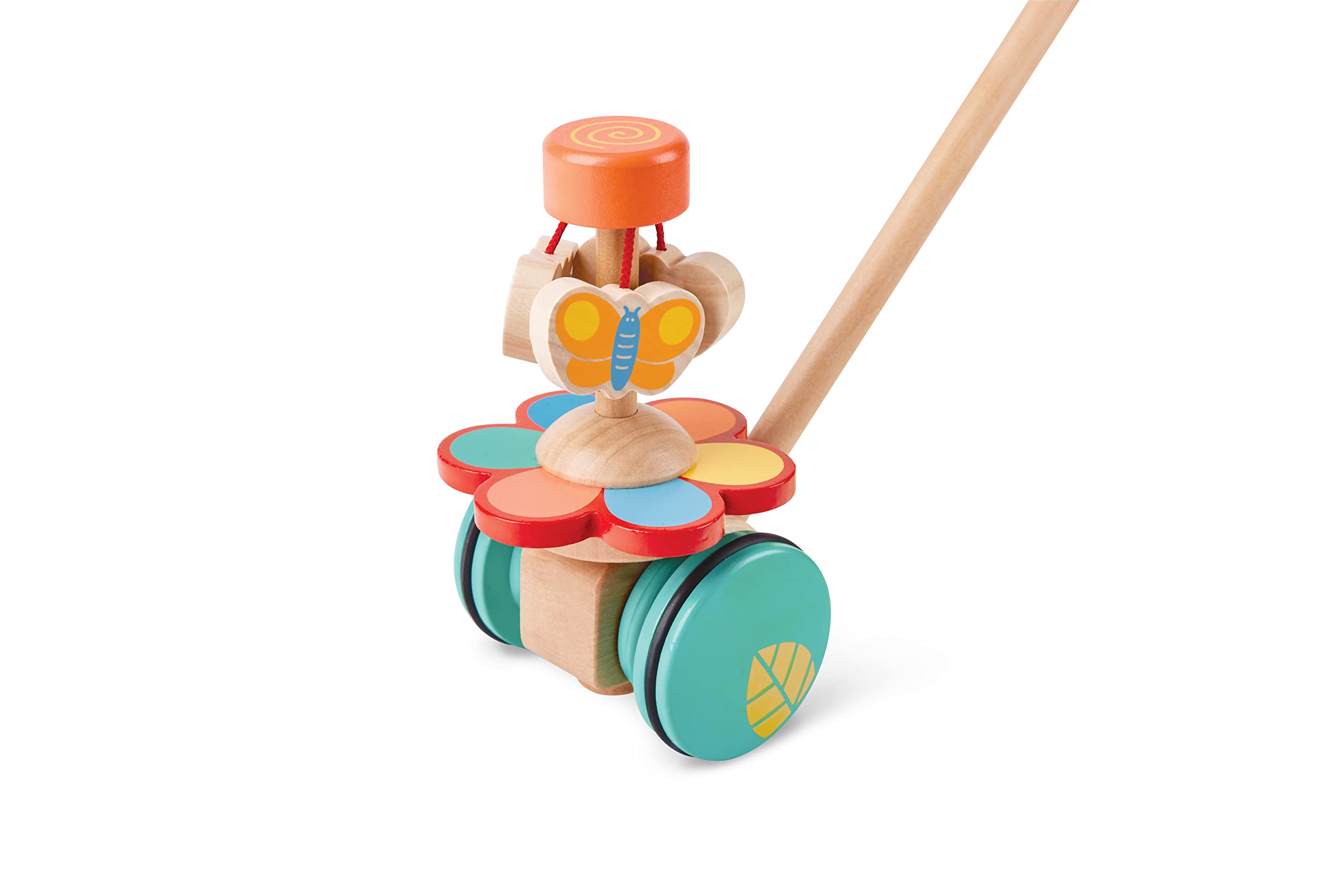 Hape Spingi e cammina E0341 Spingi Farfalle Ballerine in legno