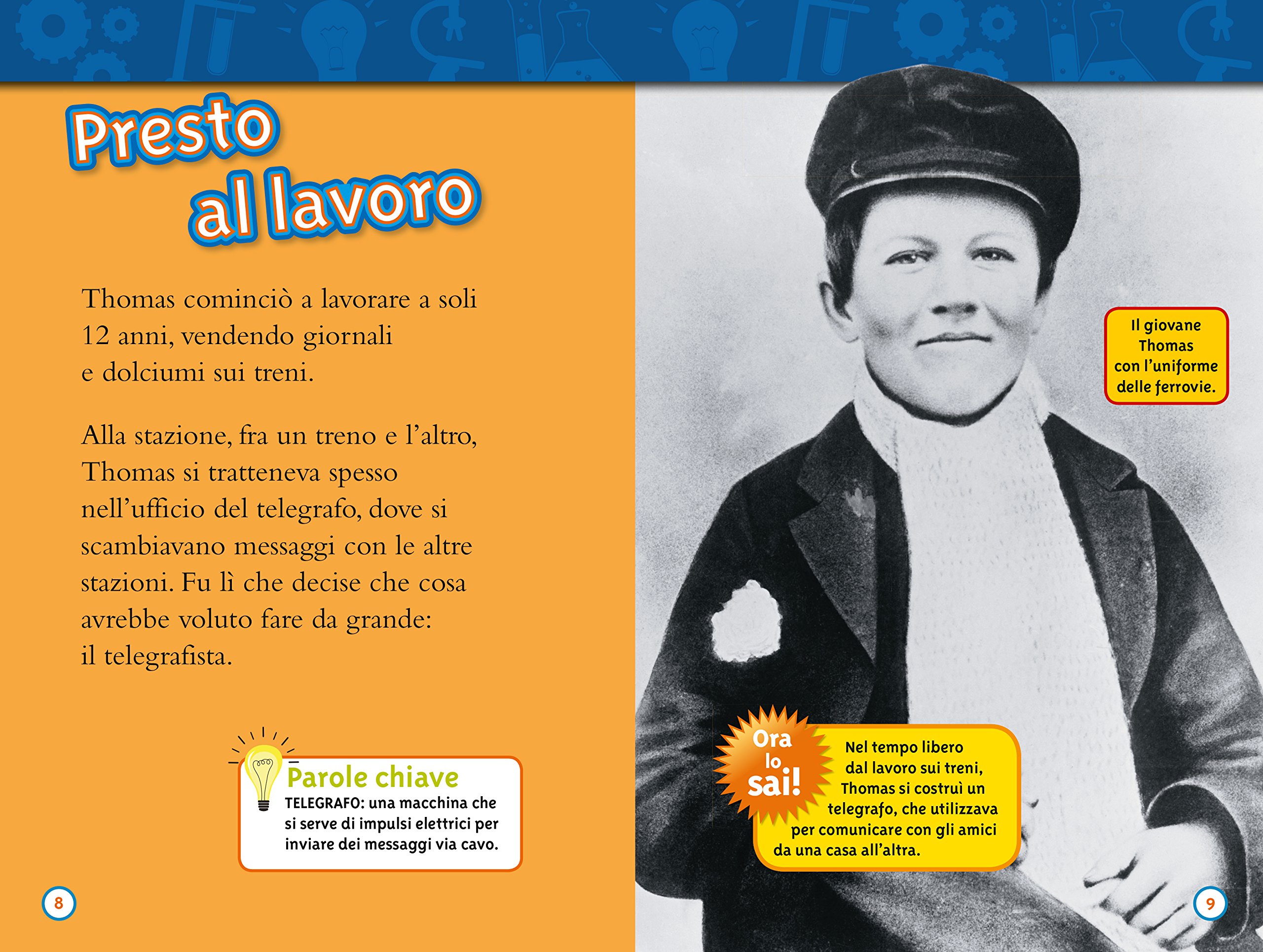 National Geographic Kids Thomas Edison. Livello 4. Ediz. a colori libro