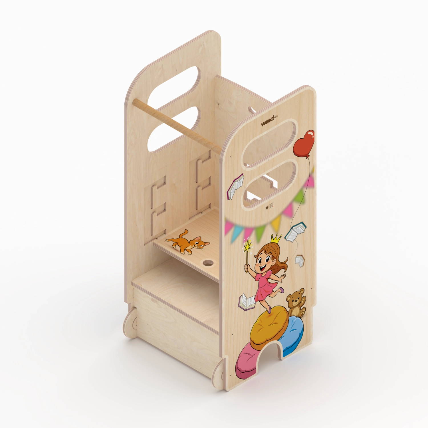 Il Pianeta delle idee Wood for Kids Montessori Torre della crescita Montessori torre in legno