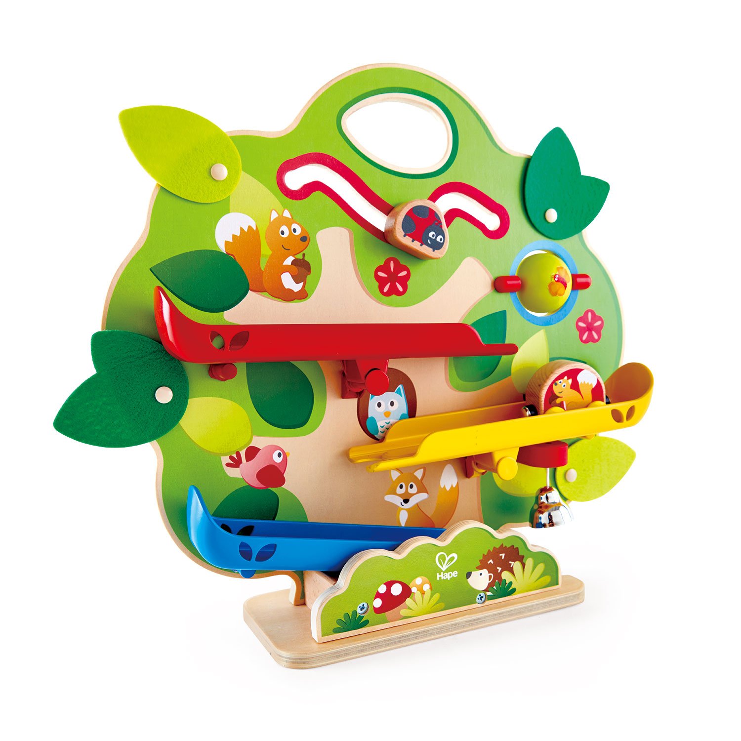 Hape Treno Circuito Treno Scoiattoli Portatile in legno