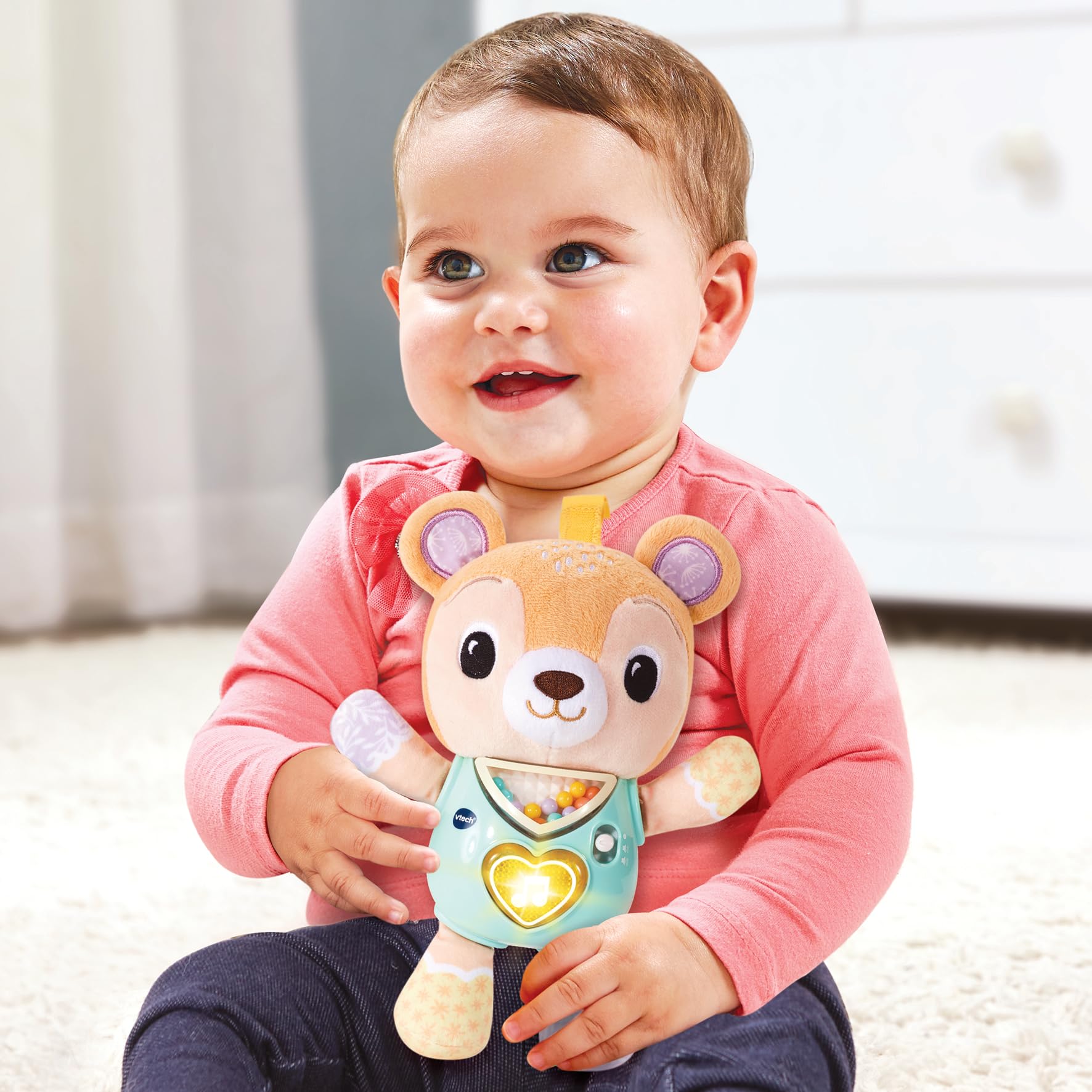VTech Giocattoli 0-12 mesi Teddy Orsetto Canterino peluche interattivo 3-18 mesi
