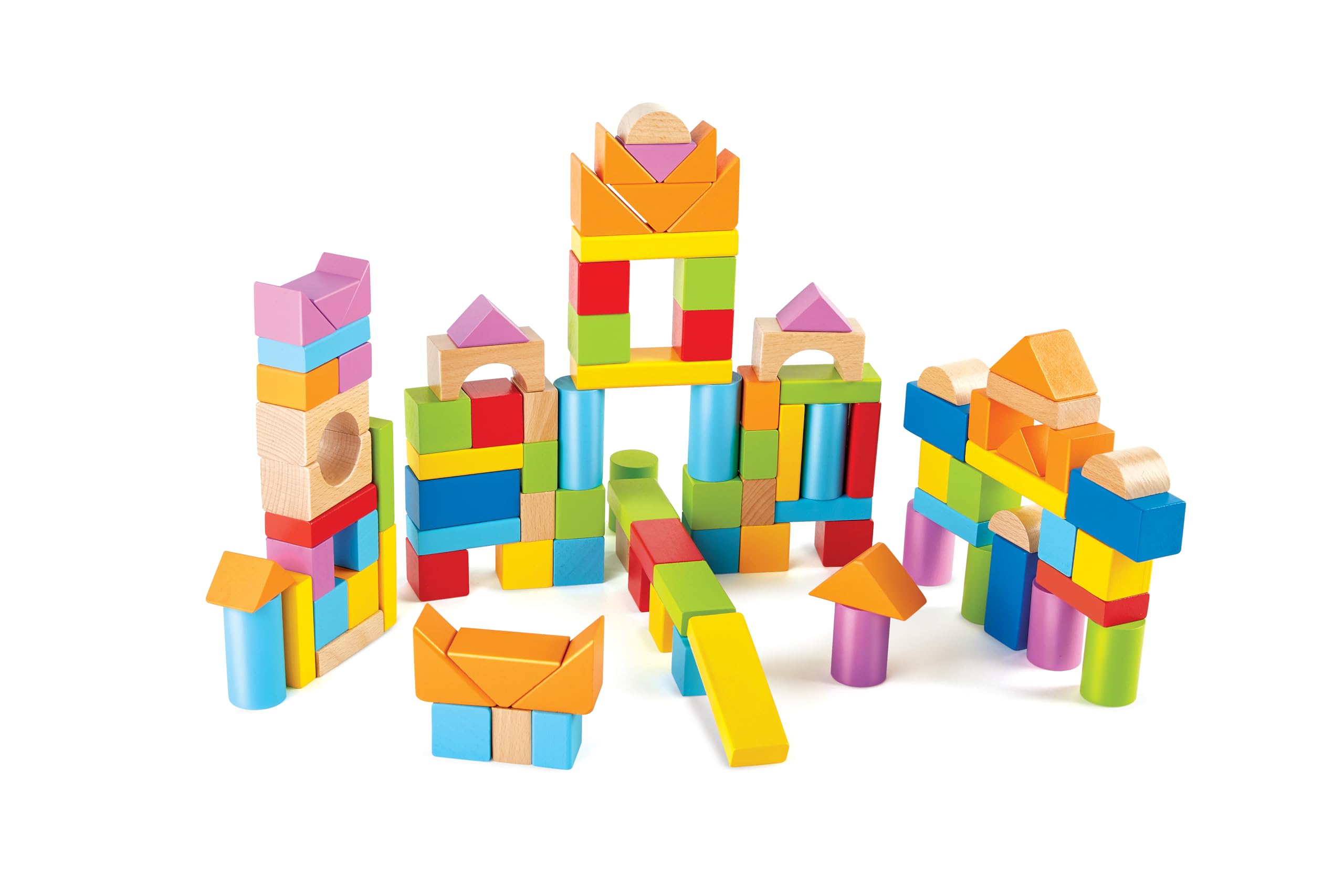Hape Montare e costruire Fantastici Blocchi 101 pezzi in faggio