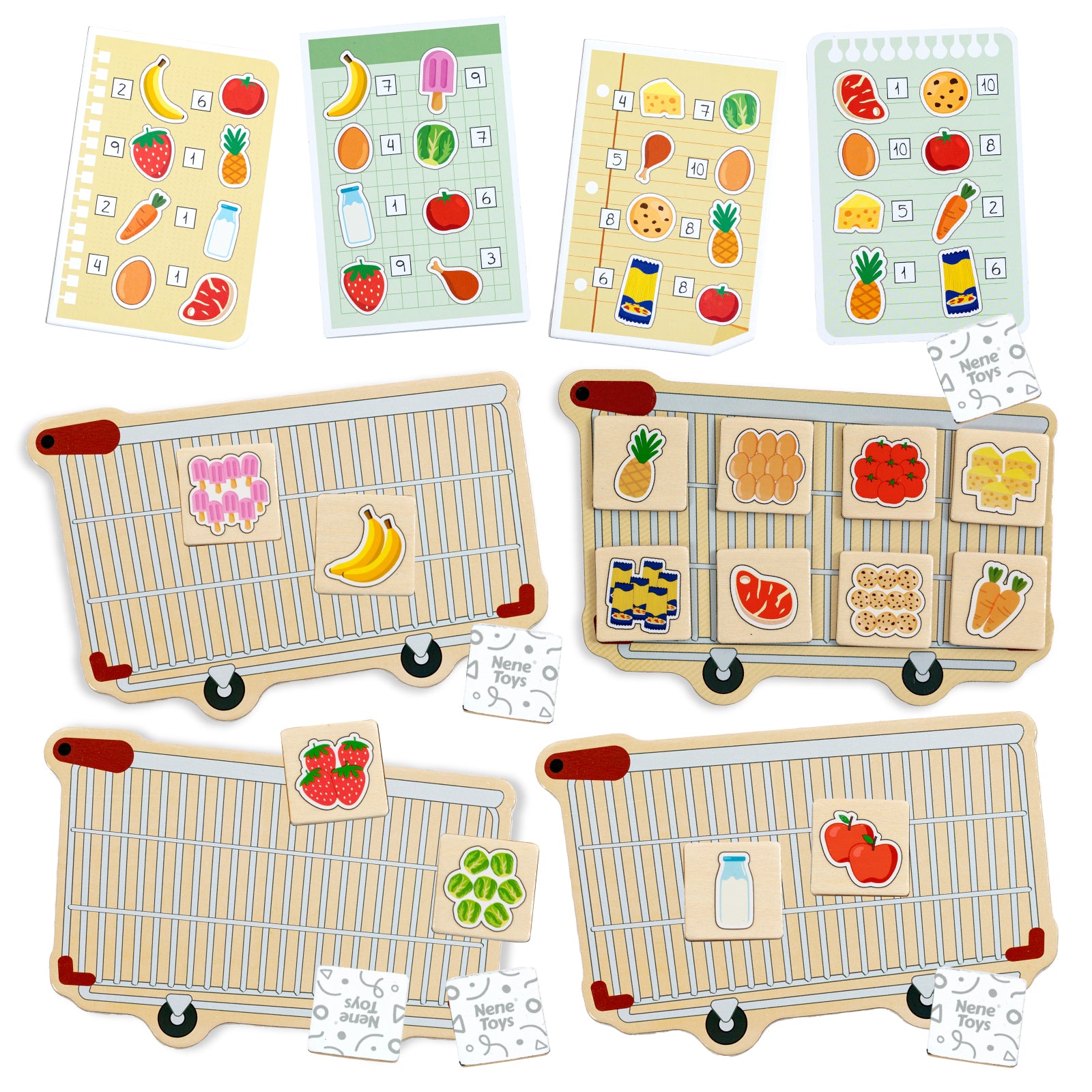 Nene Toys Family Games Mini Market List gioco della spesa magnetico