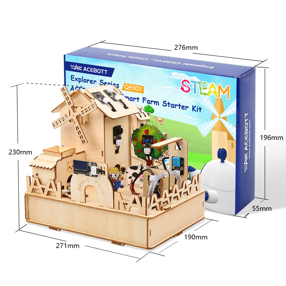 ACEBOTT Explorer Series QE002 ESP32 Smart Farm IoT Starter Kit kit fattoria intelligente