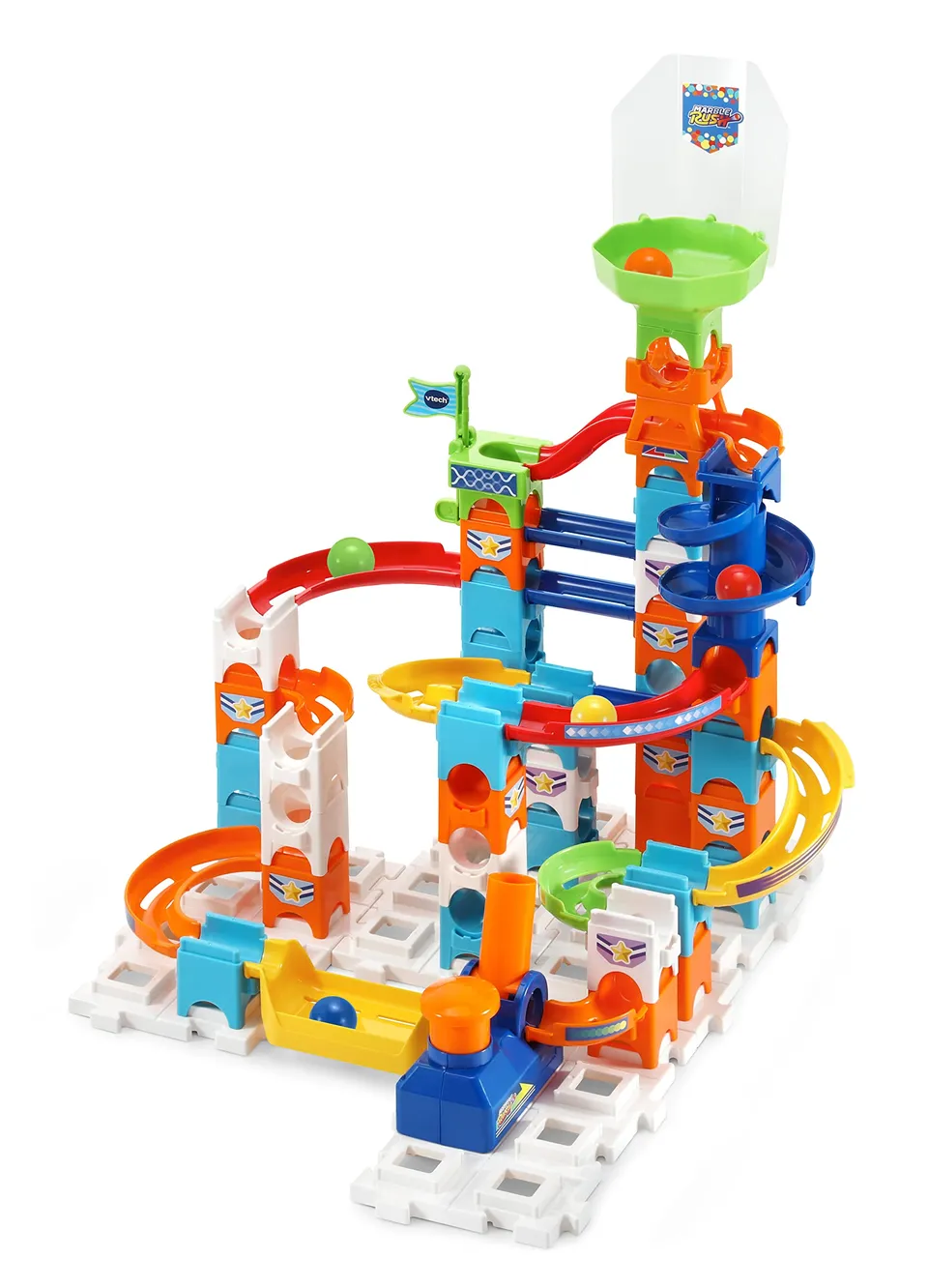 VTech Giocattoli 3-6 anni Marble Rush Adventure Set pista per biglie 62 pezzi