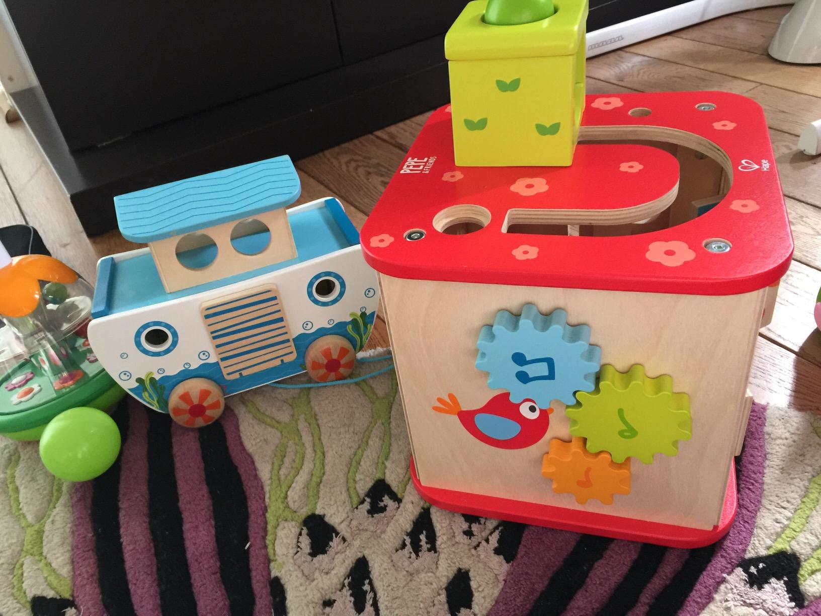 Hape Giocattoli educativi Arca di Noè gioco in legno forme