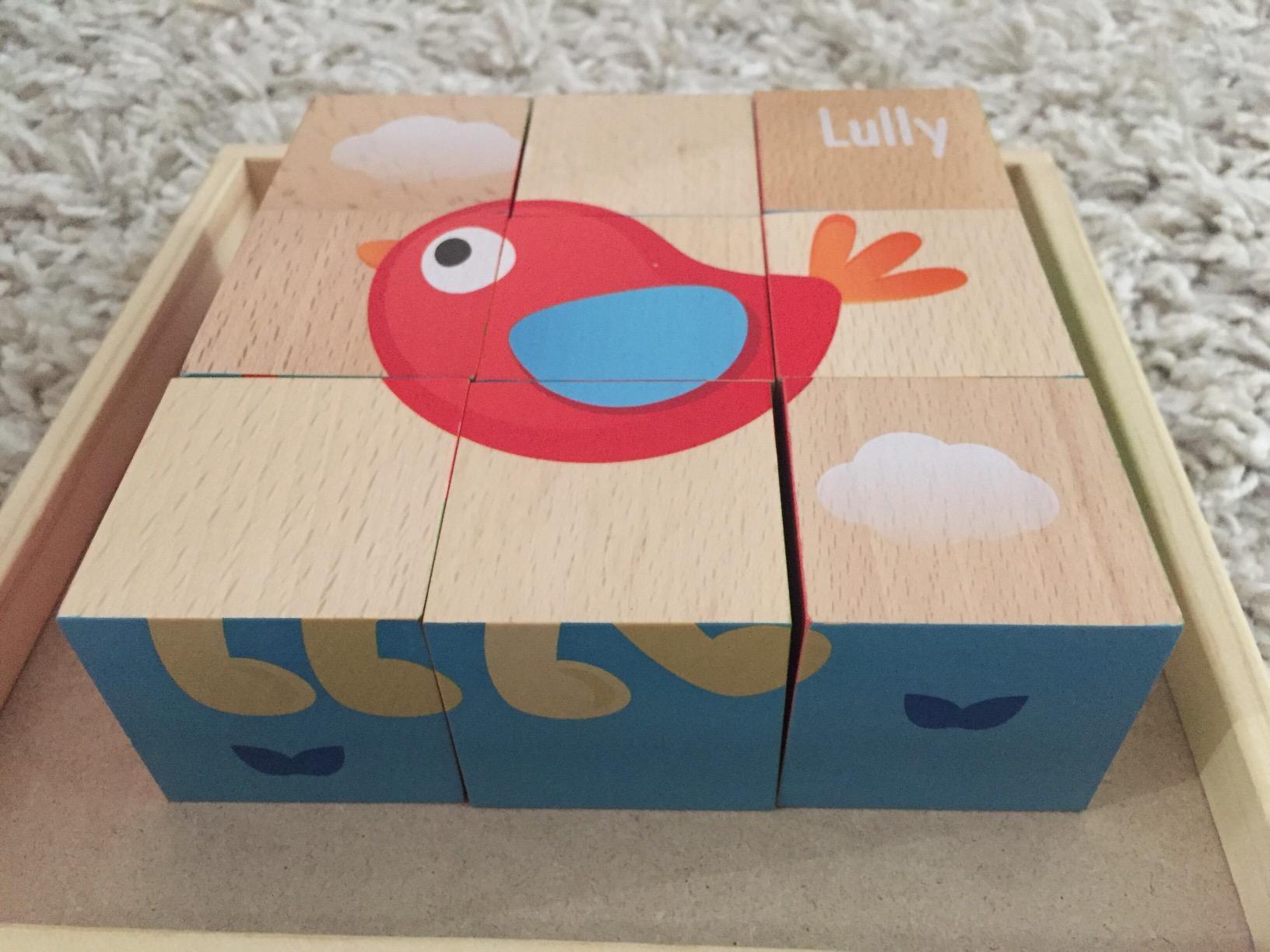 Hape Puzzle E0452 Pepe und Friends puzzle a blocchi legno 9 pezzi