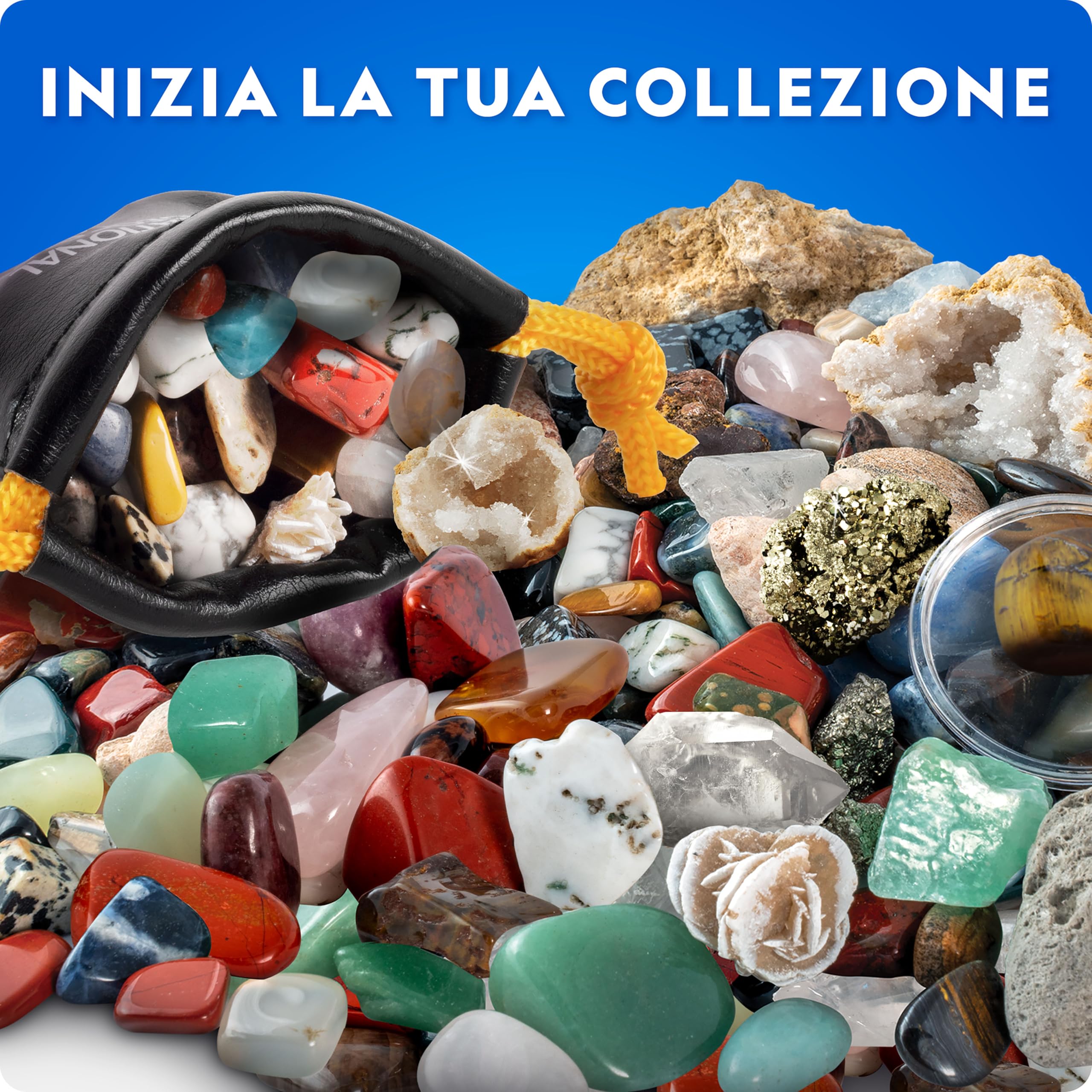 National Geographic Kit scientifici e di scoperta Collezione di 300 Pietre, Minerali e Cristalli