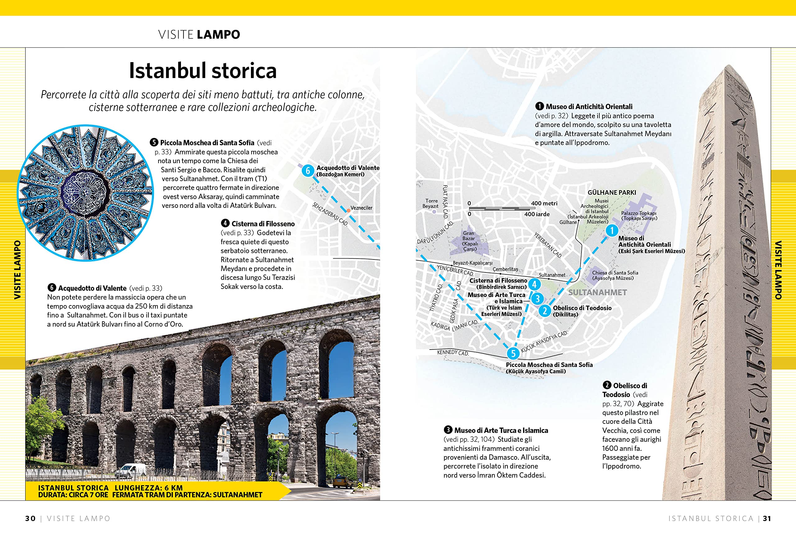 National Geographic Traveler Explore Istanbul guida a piedi con mappa