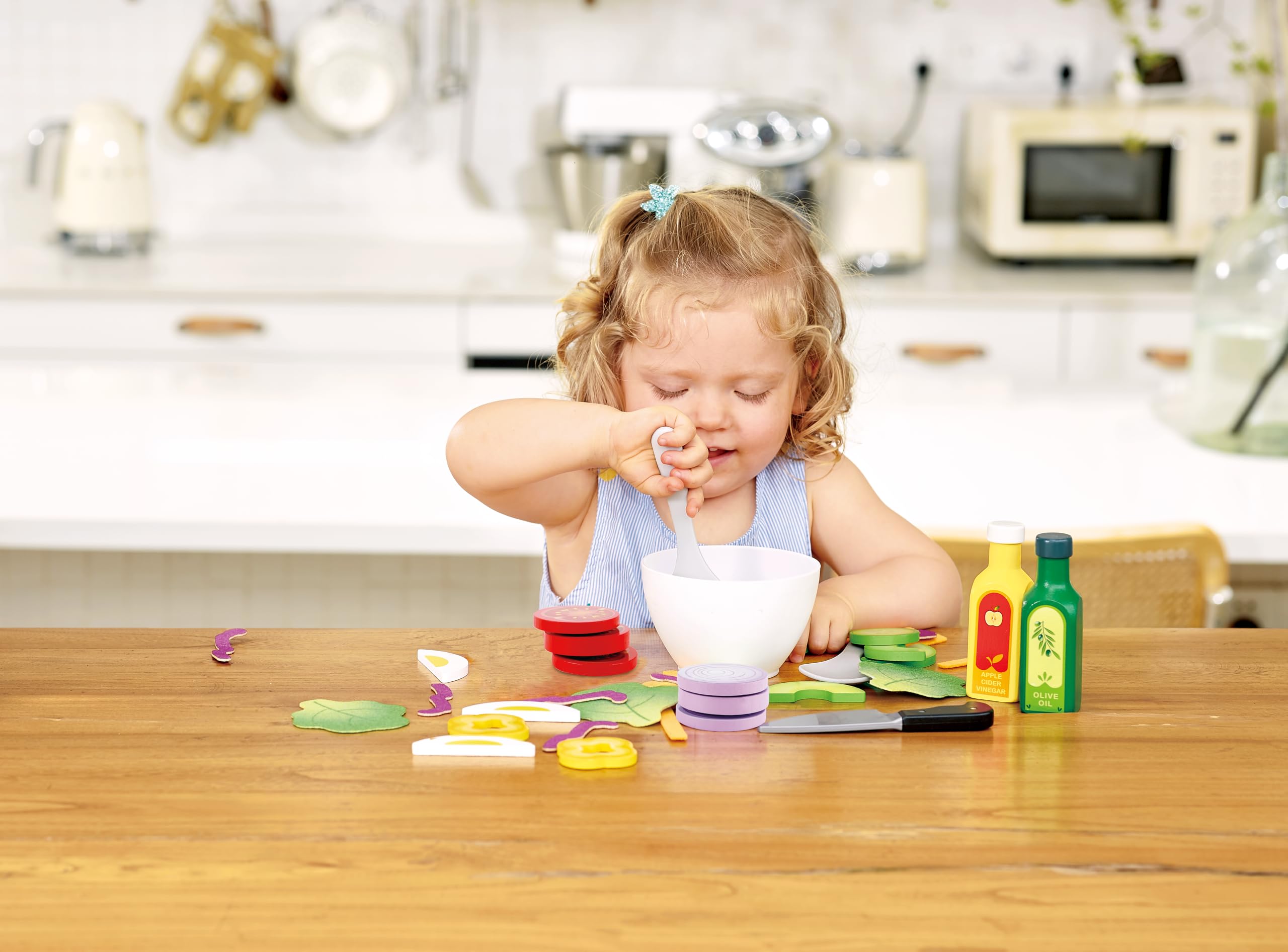 Hape Cucina e accessori Set da gioco insalata salutare in legno