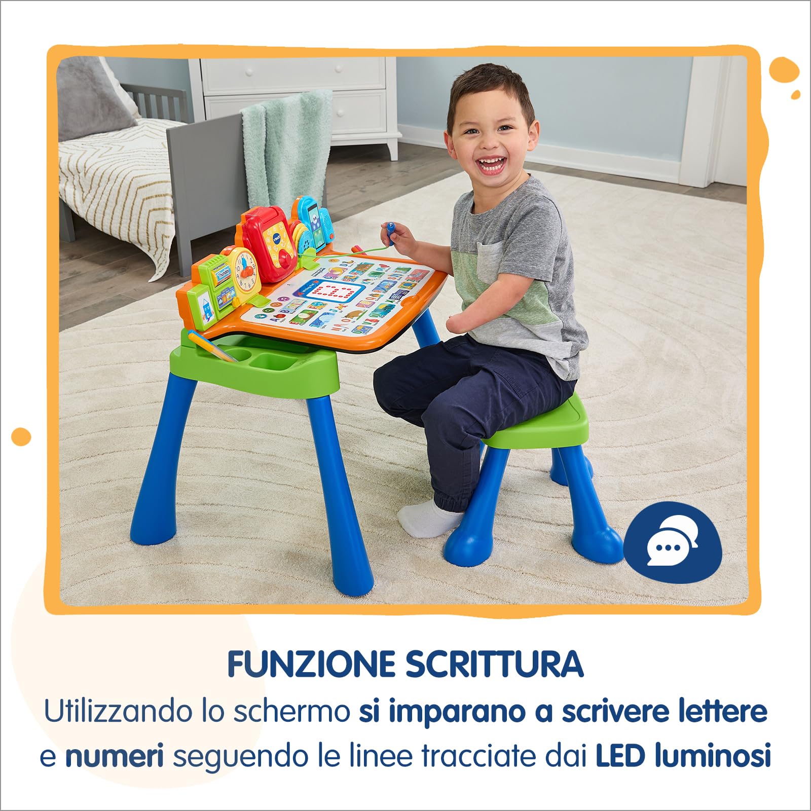 VTech Giocattoli 3-6 anni Magico Tavolo Interattivo ToccaImpara tavolo 5 in 1