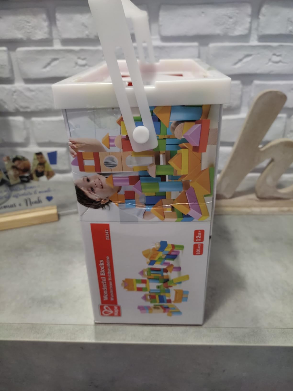 Hape Montare e costruire Fantastici Blocchi 101 pezzi in faggio