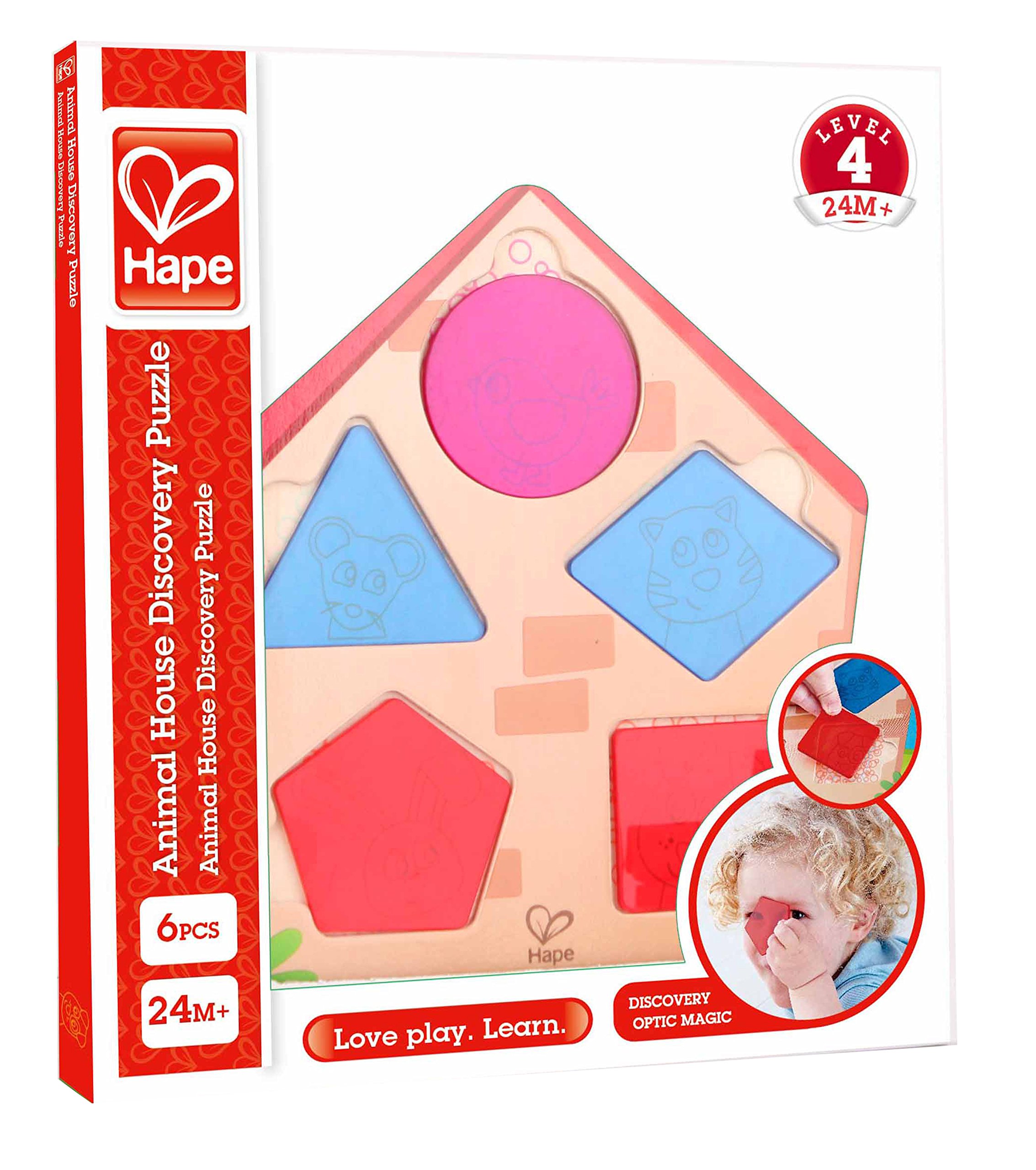 Hape Puzzle E1613 Giochi in Legno puzzle dai 24 mesi