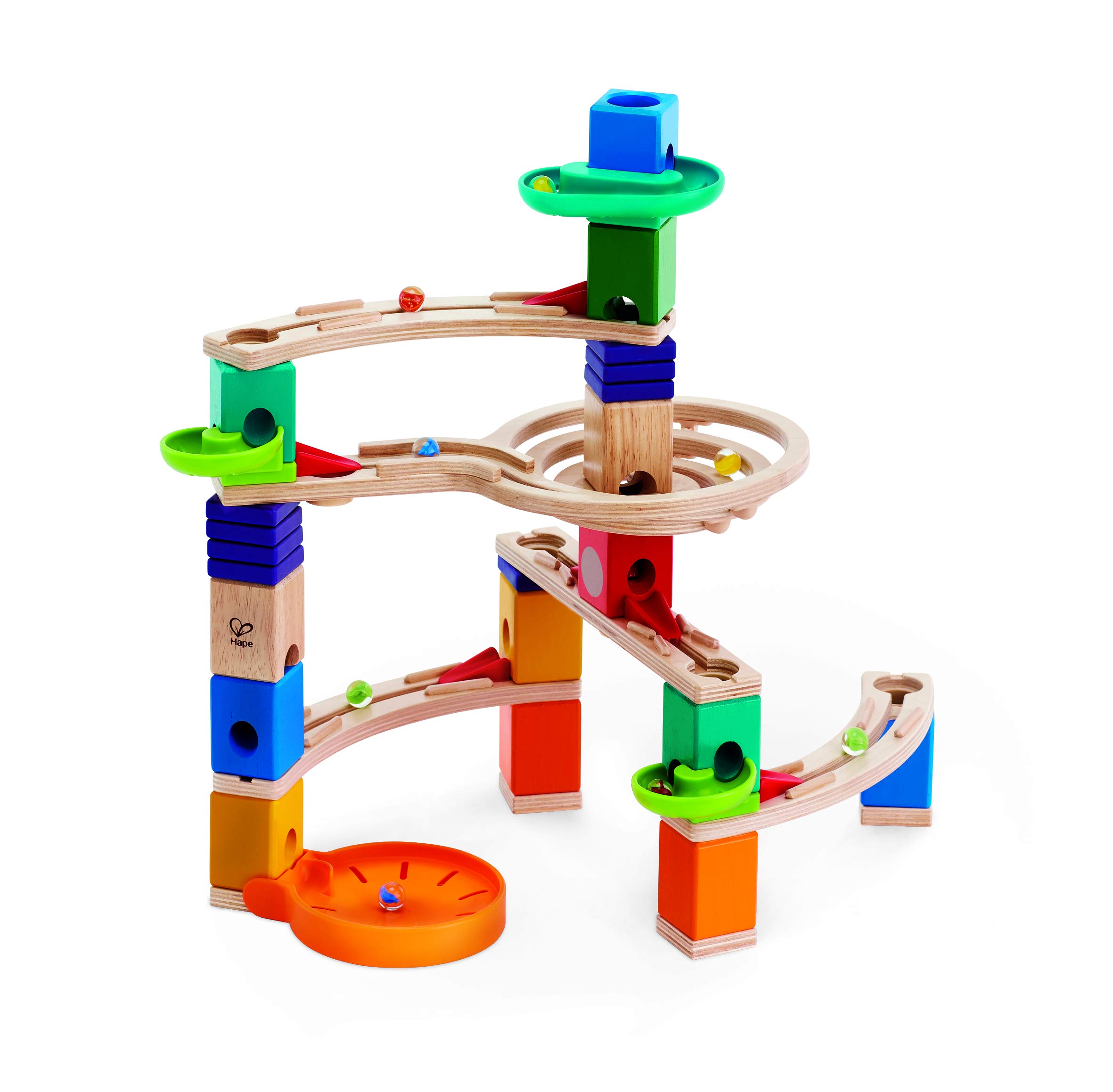 Hape Quadrilla Corsa con Suspense pista biglie legno 44 pezzi 50 biglie