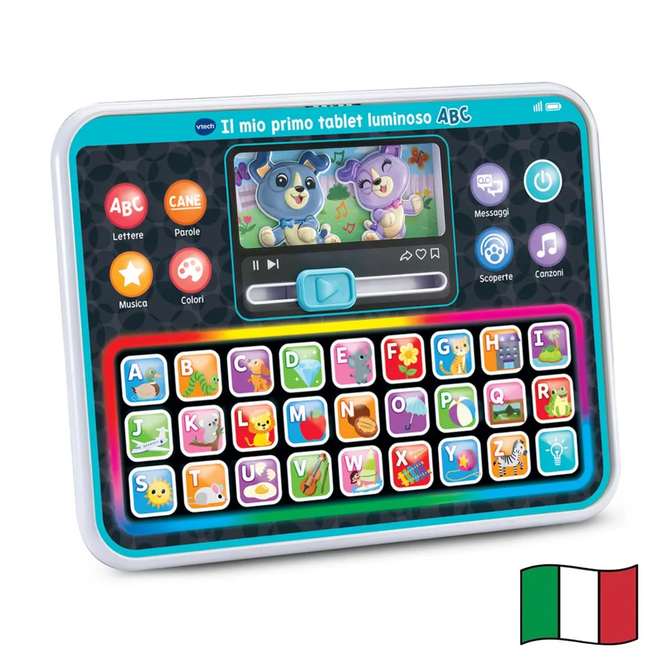 VTech Giocattoli 1-3 anni Il Mio Primo Tablet Luminoso ABC tablet italiano