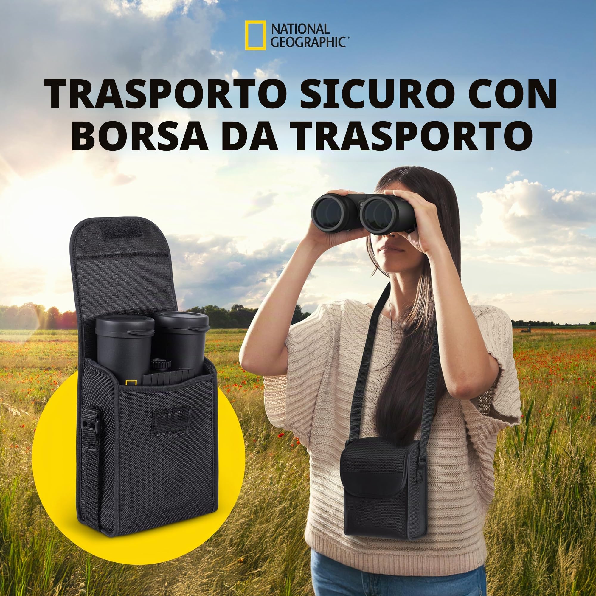National Geographic Binocoli 10x42 Binocolo impermeabile