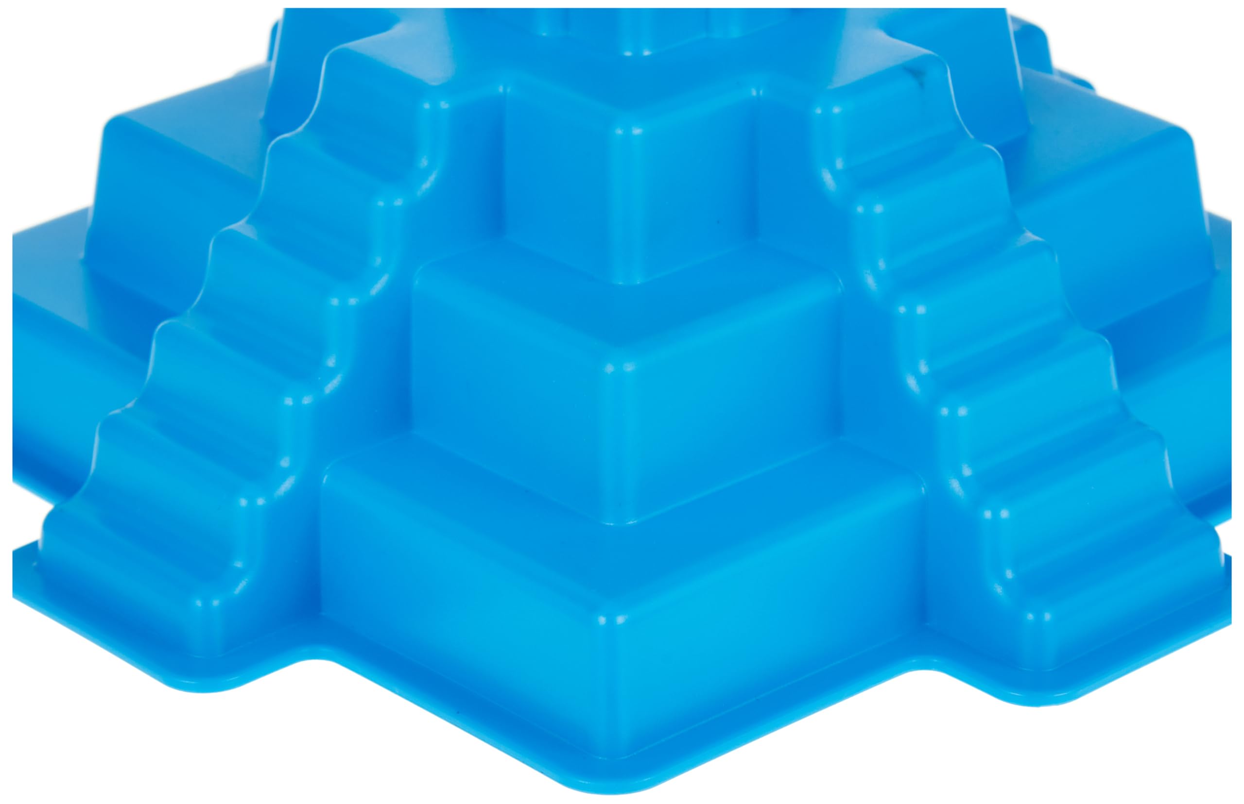 Hape Giochi da spiaggia E4074 Piramide Maya stampo sabbia blu