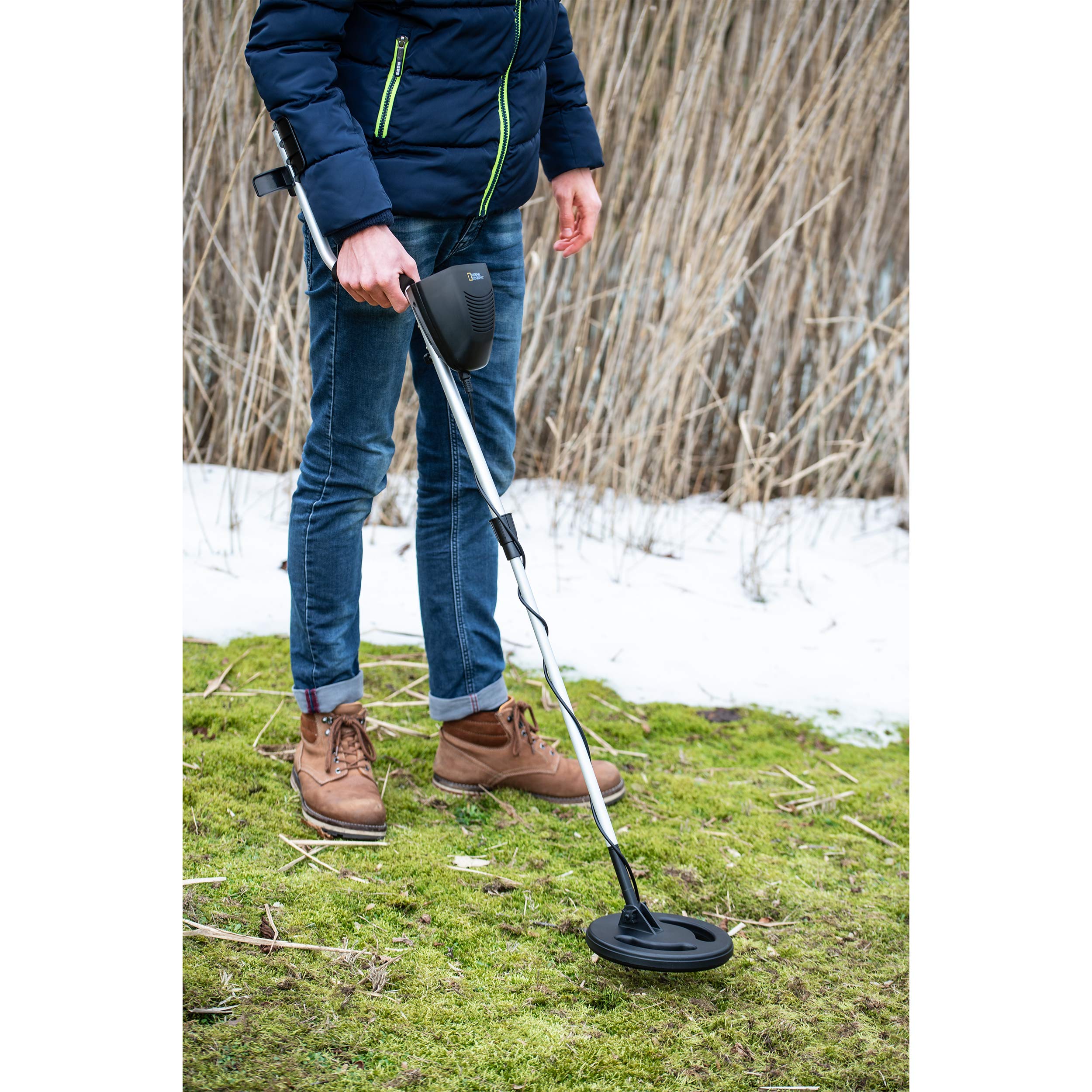 National Geographic Kit scientifici e di scoperta Metal detector cercametalli LCD 100-125 cm