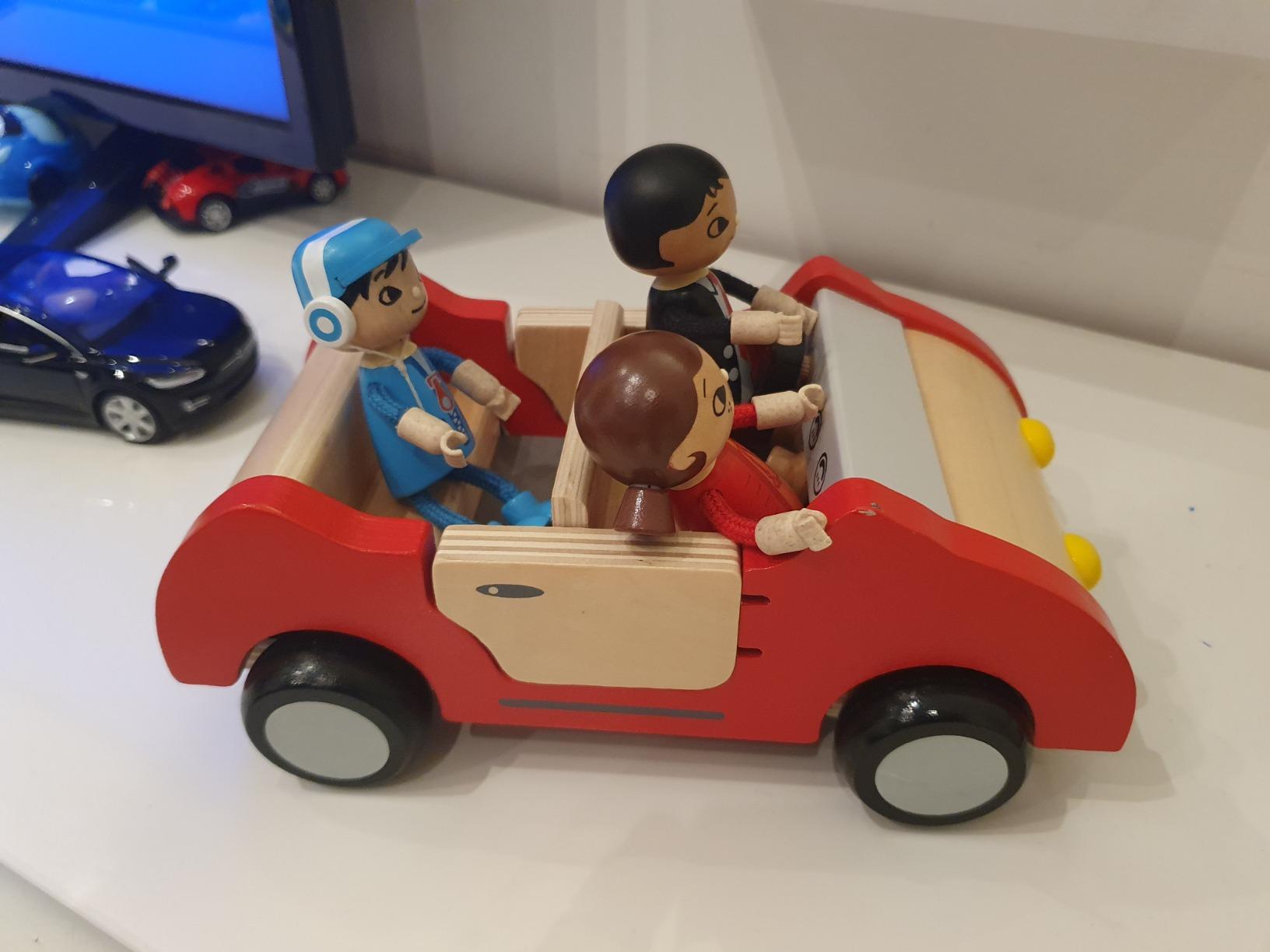 Hape Case delle bambole e accessori Bambola di legno Mamma arti flessibili