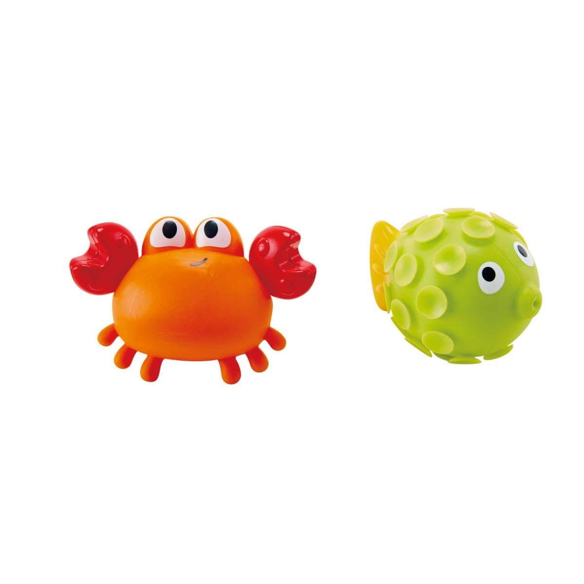 Hape Giochi da bagno Spruzzini del Fondo Oceanico set granchio e pesciolino