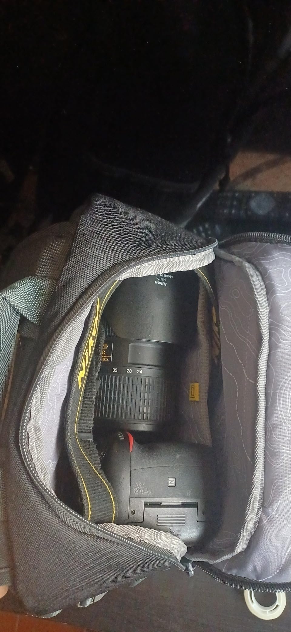 National Geographic NG E1 5168 zaino fotografico nero divisori regolabili