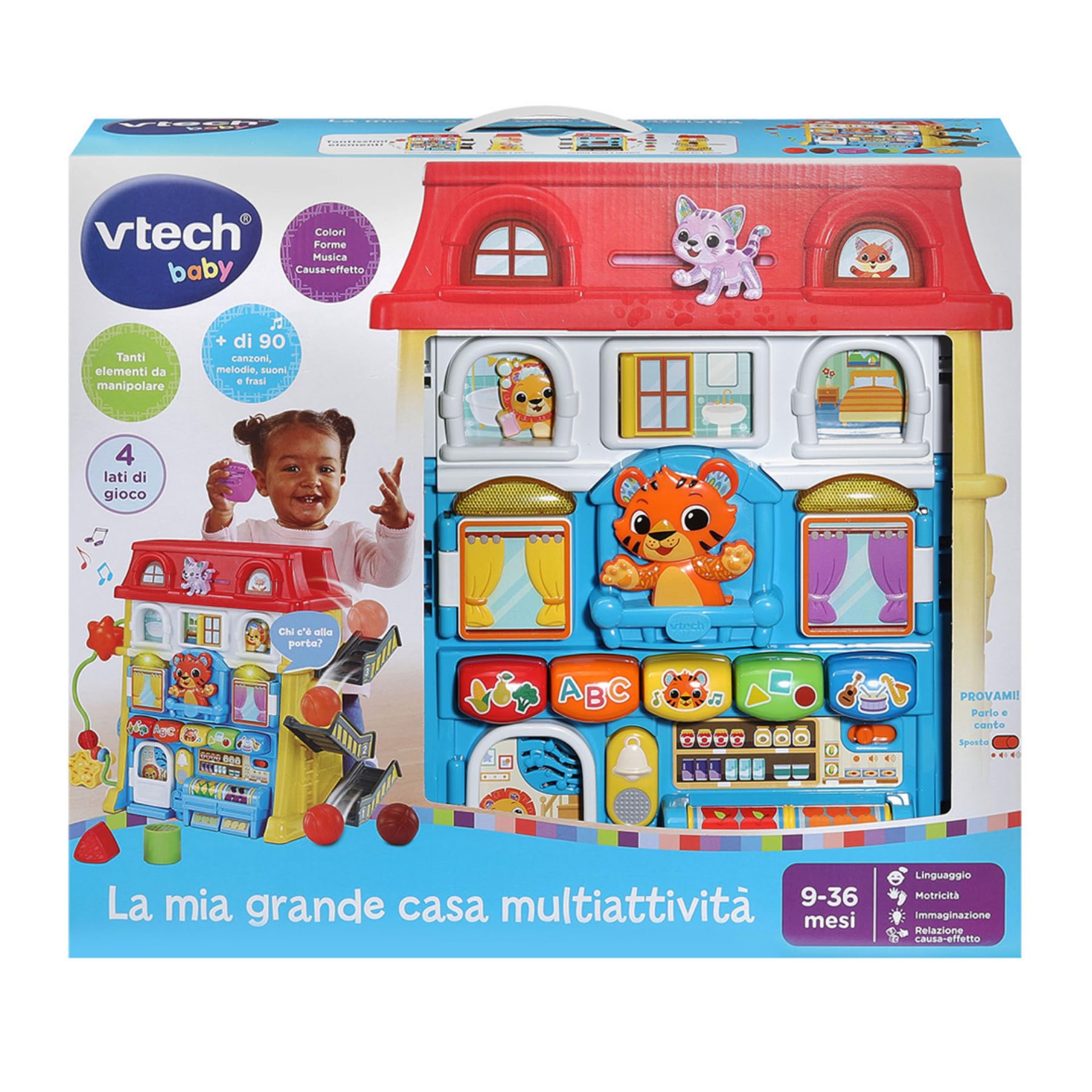 VTech Giocattoli 1-3 anni La Mia Grande Casa Multiattività interattiva