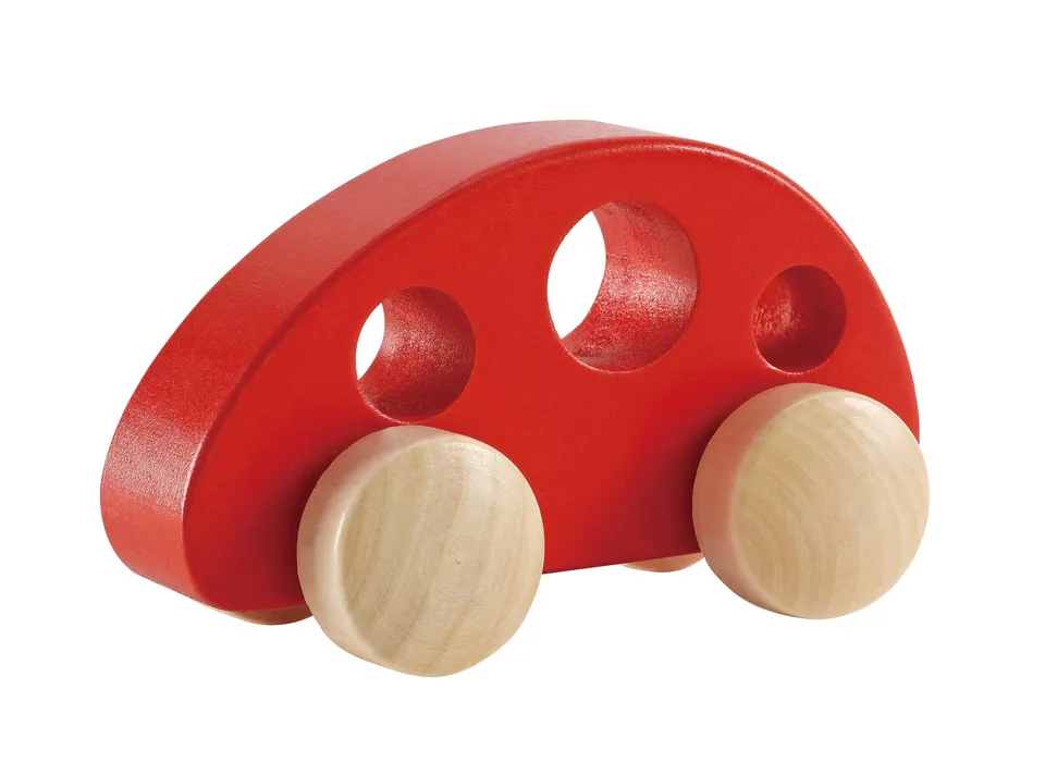 Hape Giochi E0052 minivan giocattolo rosso