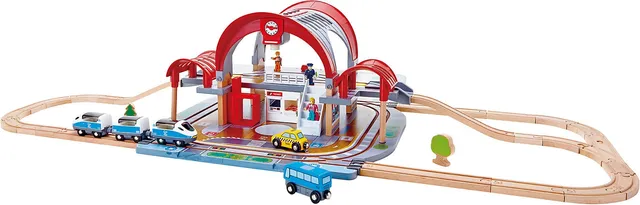 Hape Treno Stazione della Grande città stazione ferroviaria in legno