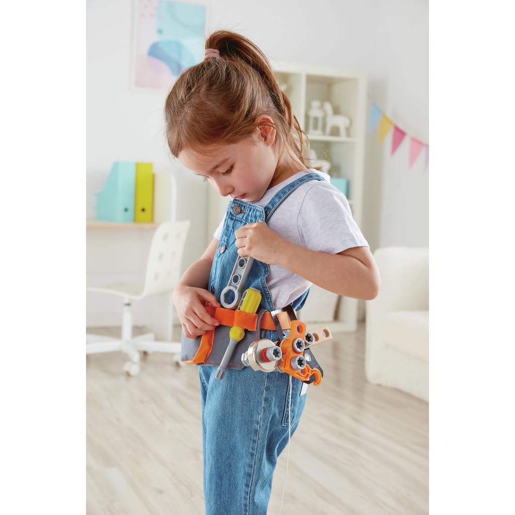 Hape Junior Inventor Cintura dello Scienziato con strumenti e custodia