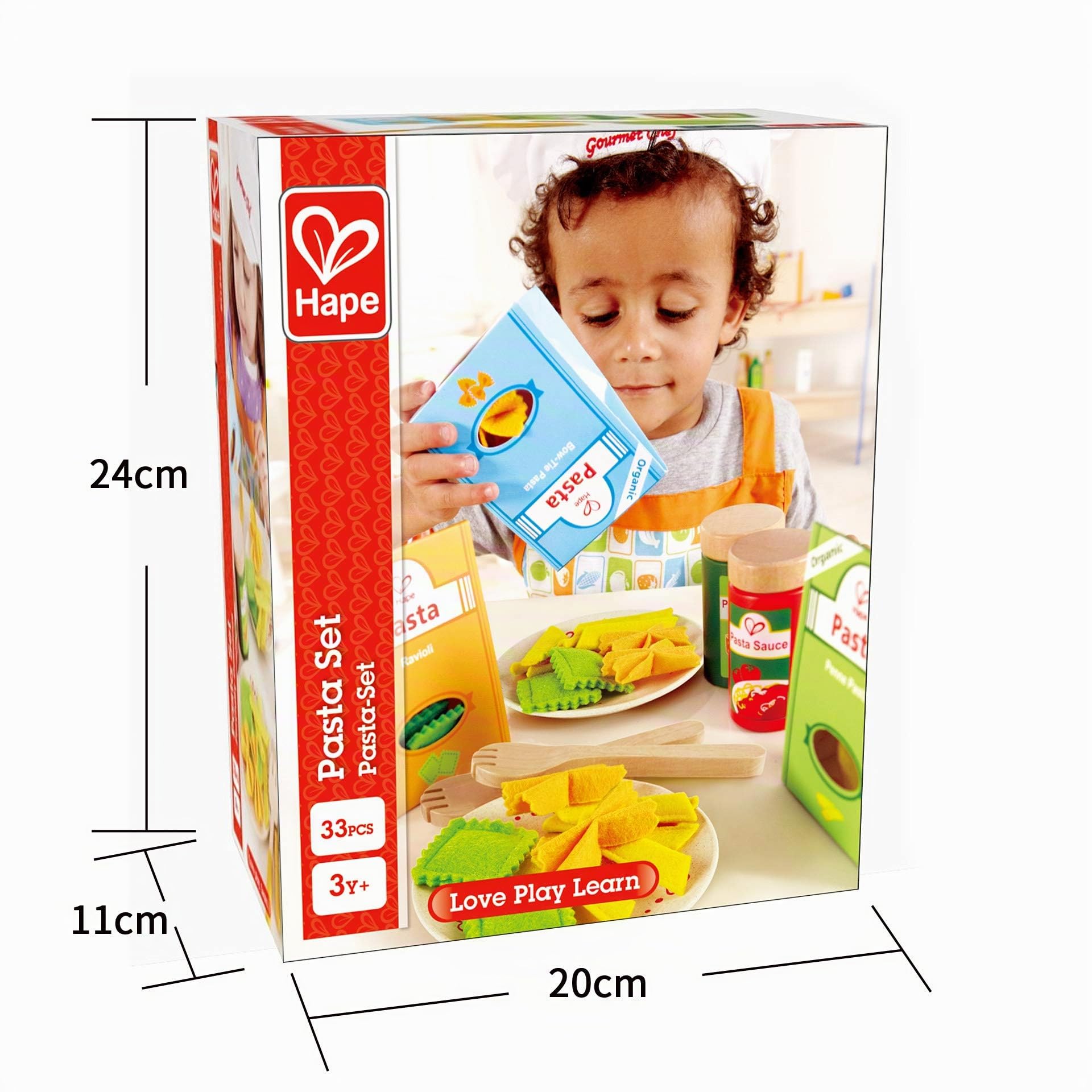 Hape Cucina e accessori E3125 Pasta e Condimenti set cucina giocattolo